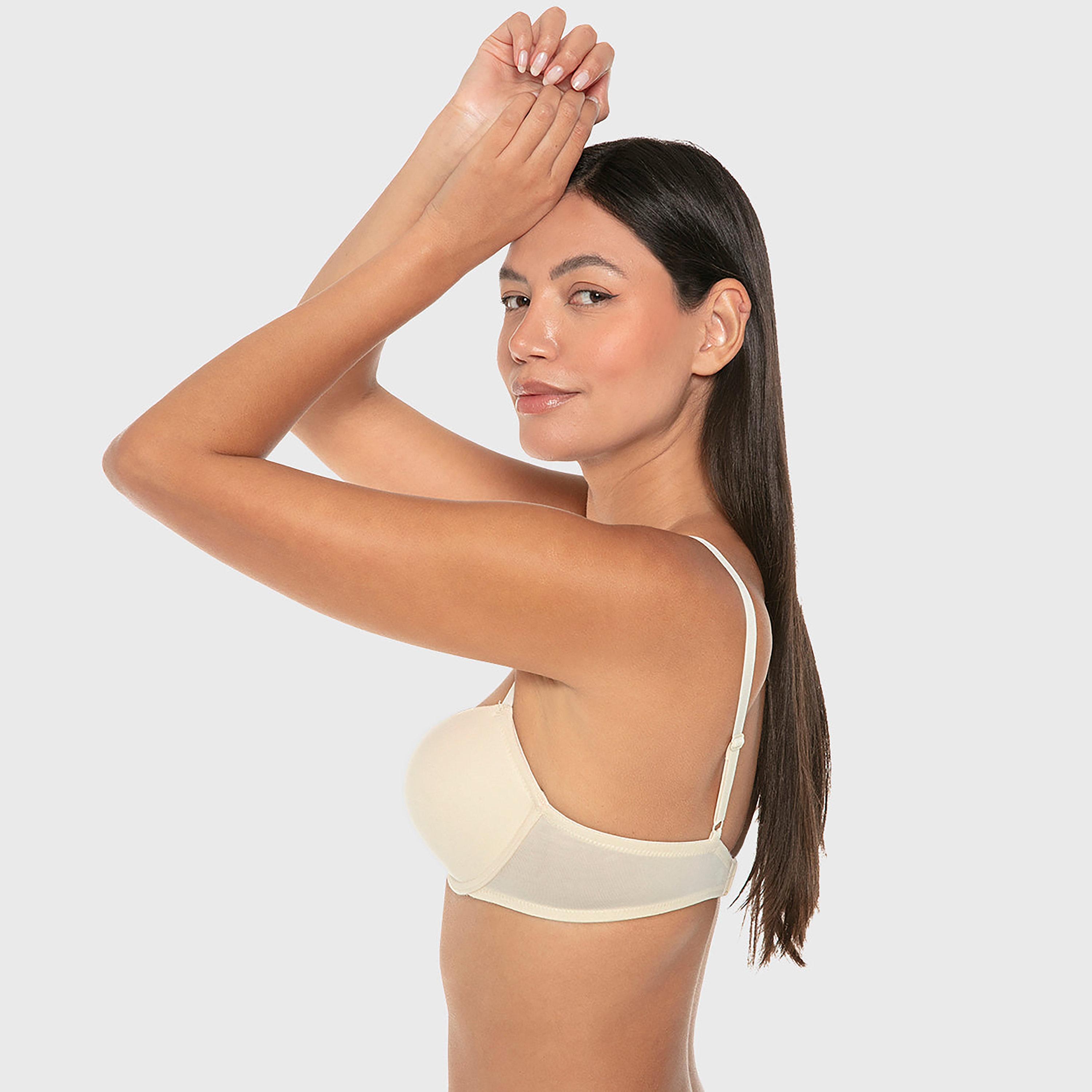 حمالة صدر نسائية "بوش أب" مبطنة بسلك ودعم متوسط "تريند ريمكس" من لا سنزا-women-clothing-lingerie-bras-image-3