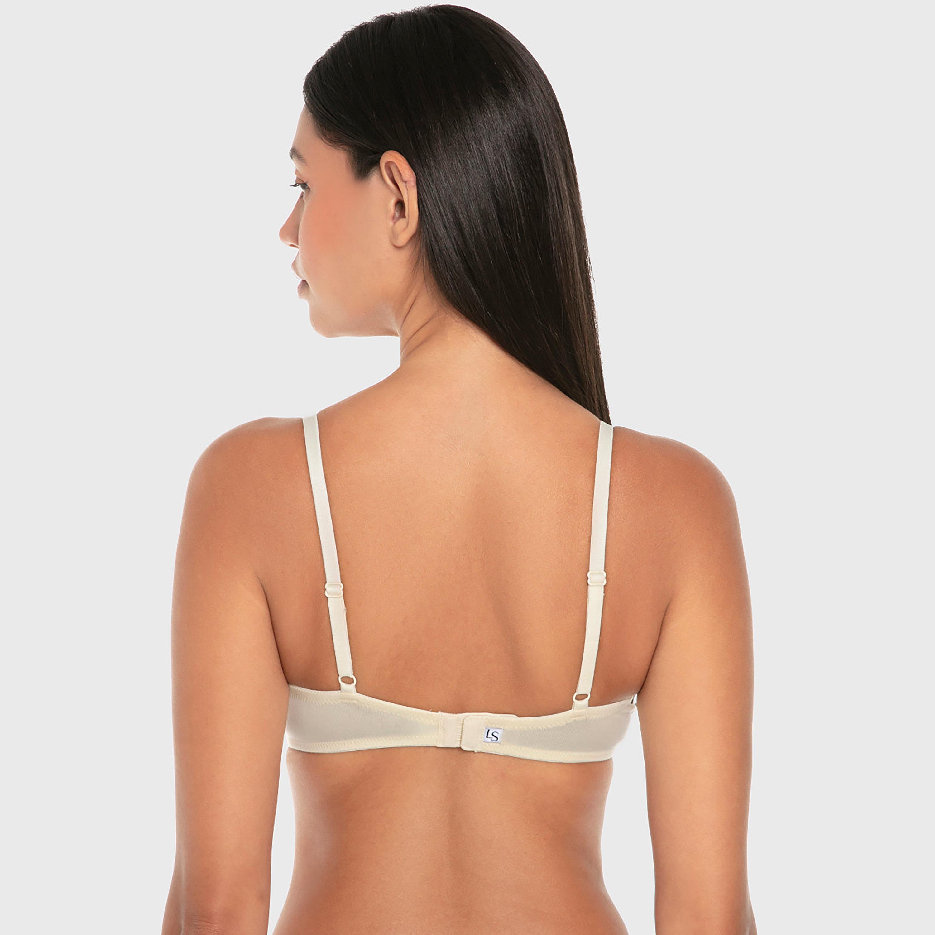 حمالة صدر نسائية "بوش أب" مبطنة بسلك ودعم متوسط "تريند ريمكس" من لا سنزا-women-clothing-lingerie-bras-image-4
