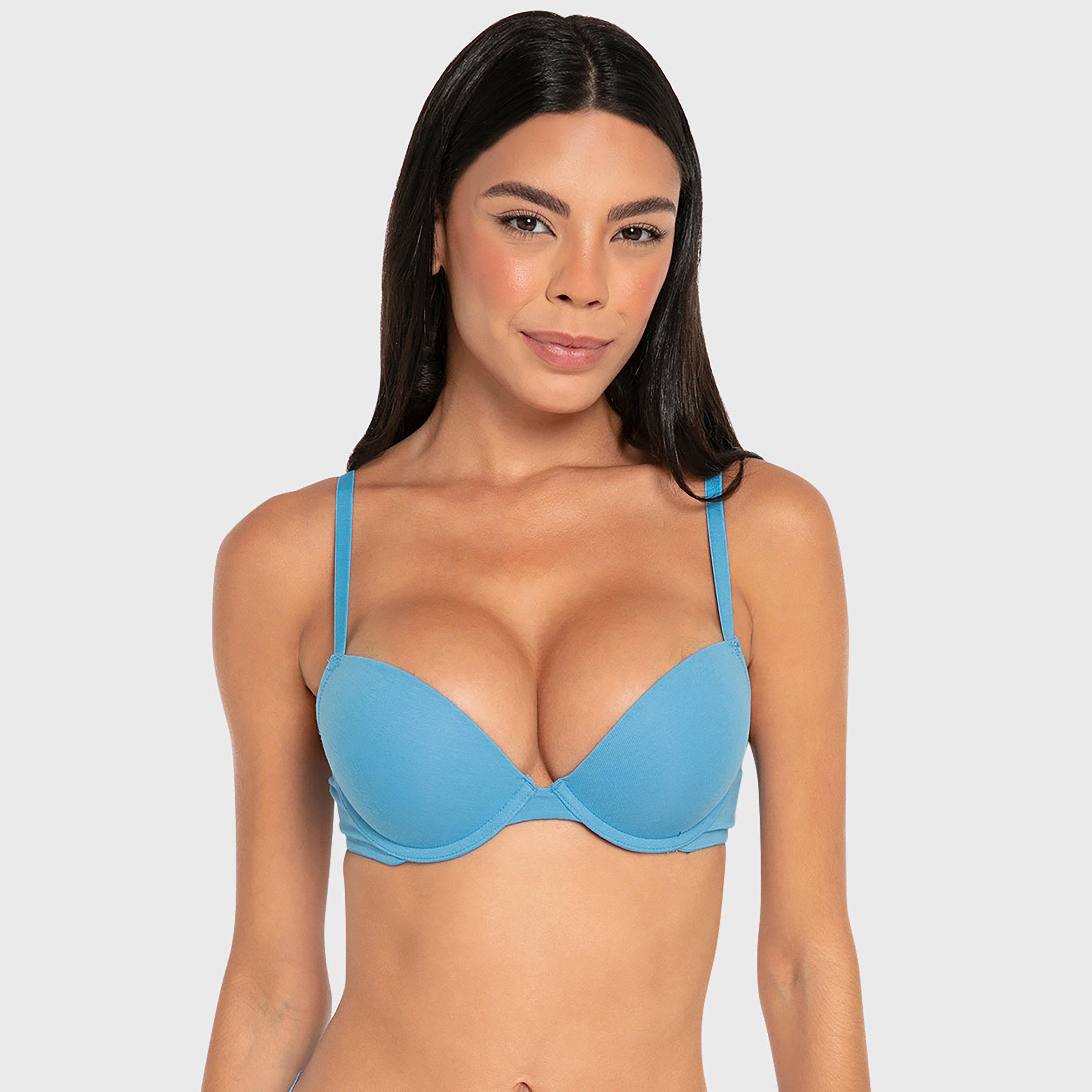 La Senza Trend Remix Wired Medium Support Padded Women's Push-Up Bra-women-clothing-lingerie-bras-image-1