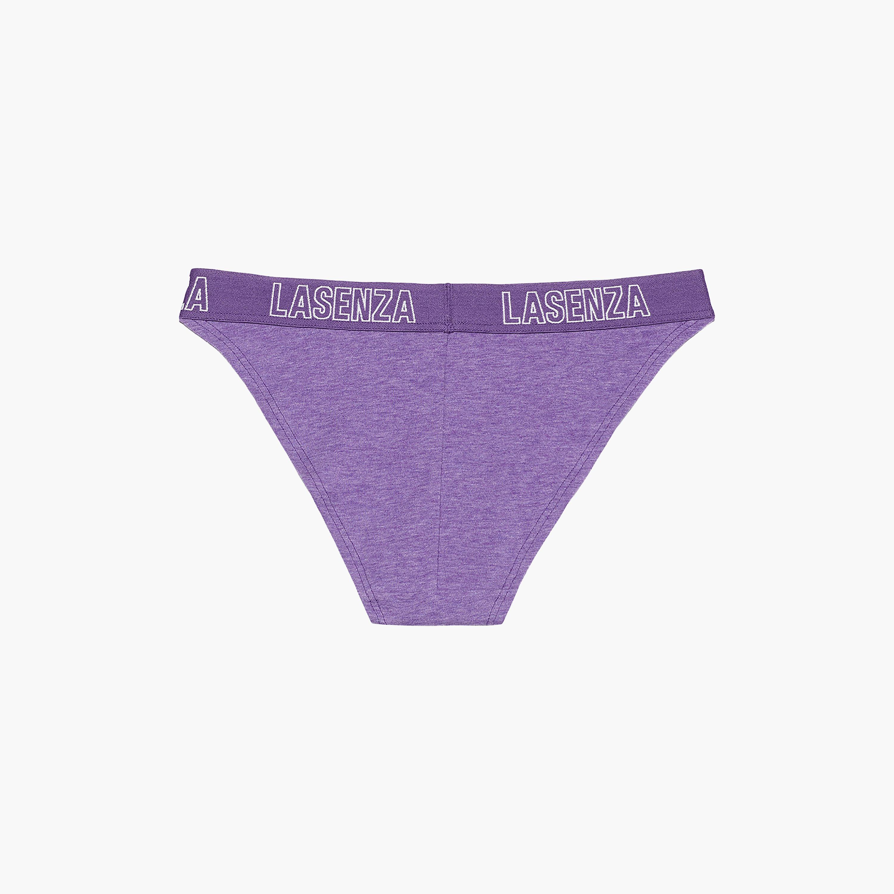 سروال داخلي نسائي "شيكي" تغطية متوسطة "تريندي ريمكس" - أرجواني من لا سنزا-women-clothing-lingerie-panties-image-5