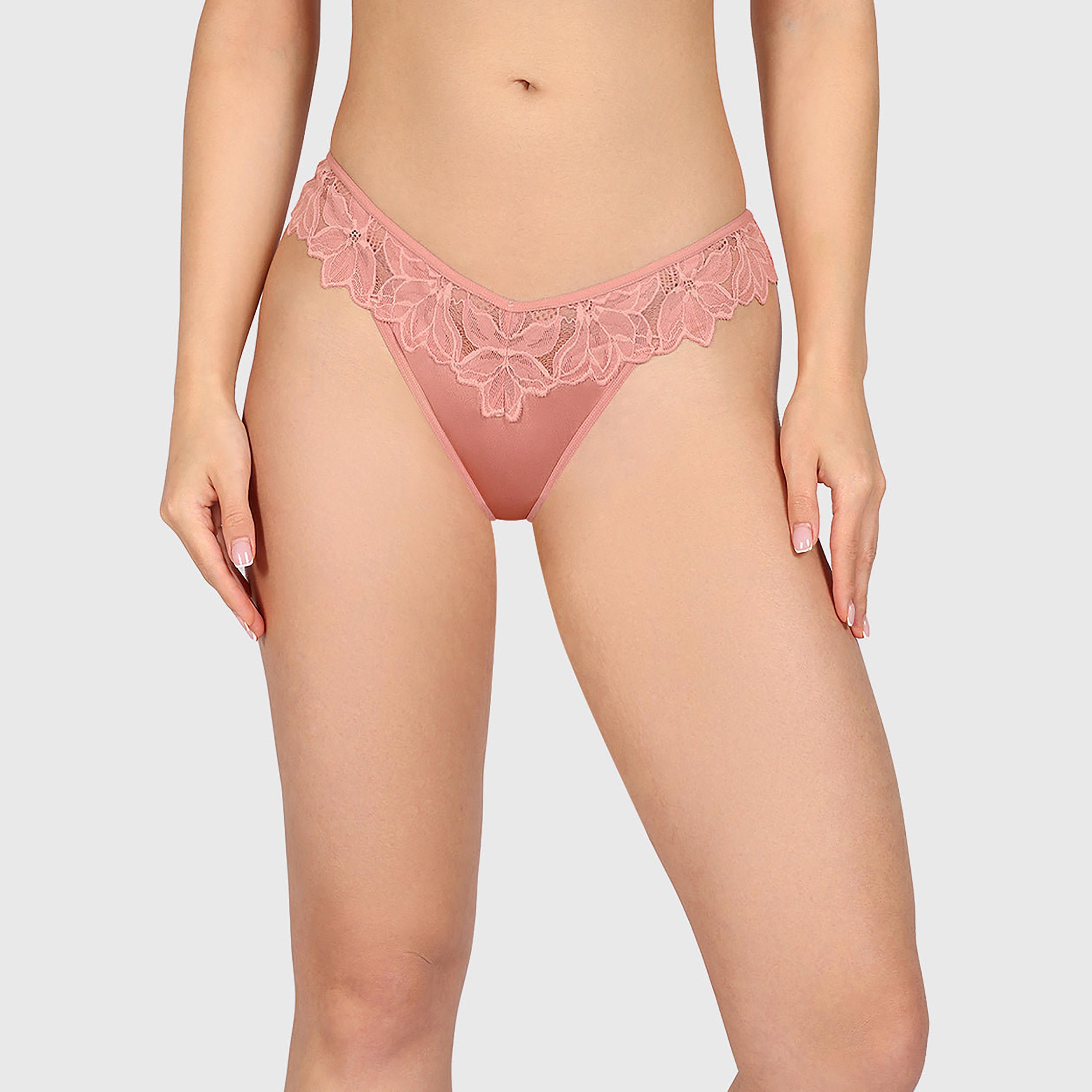 ملابس داخلية نسائية ثونغ تغطية منخفضة دانتيل ديفا من لا سينزا-women-clothing-lingerie-panties-image-13