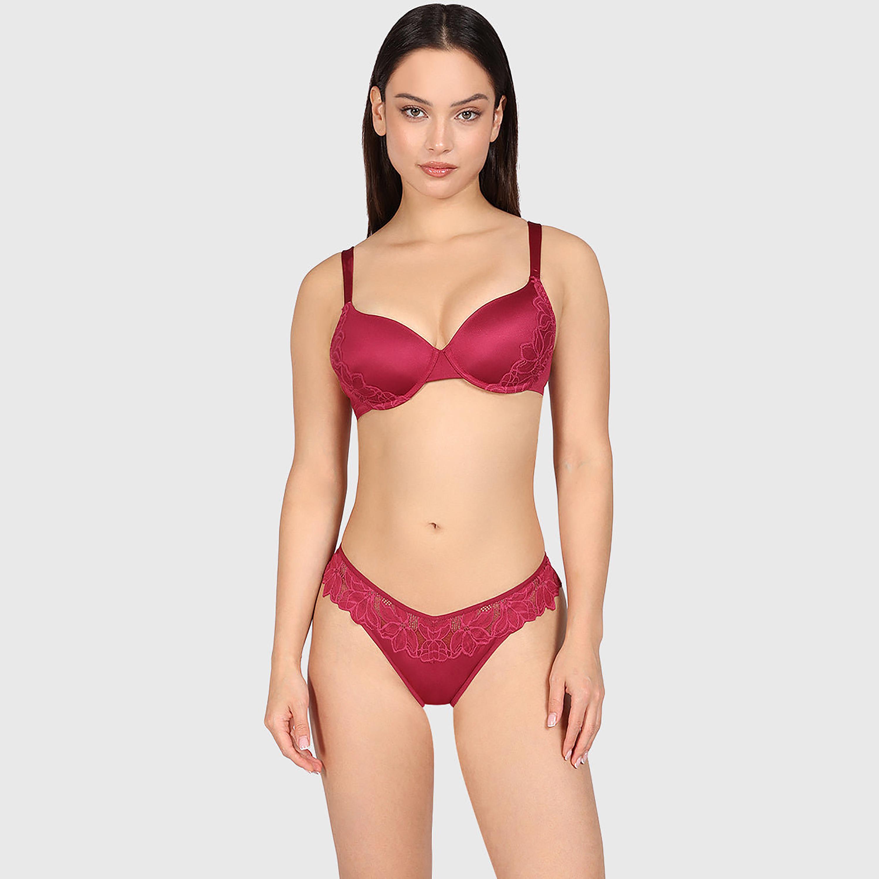 ملابس داخلية نسائية ثونغ تغطية منخفضة دانتيل ديفا من لا سينزا-women-clothing-lingerie-panties-image-17