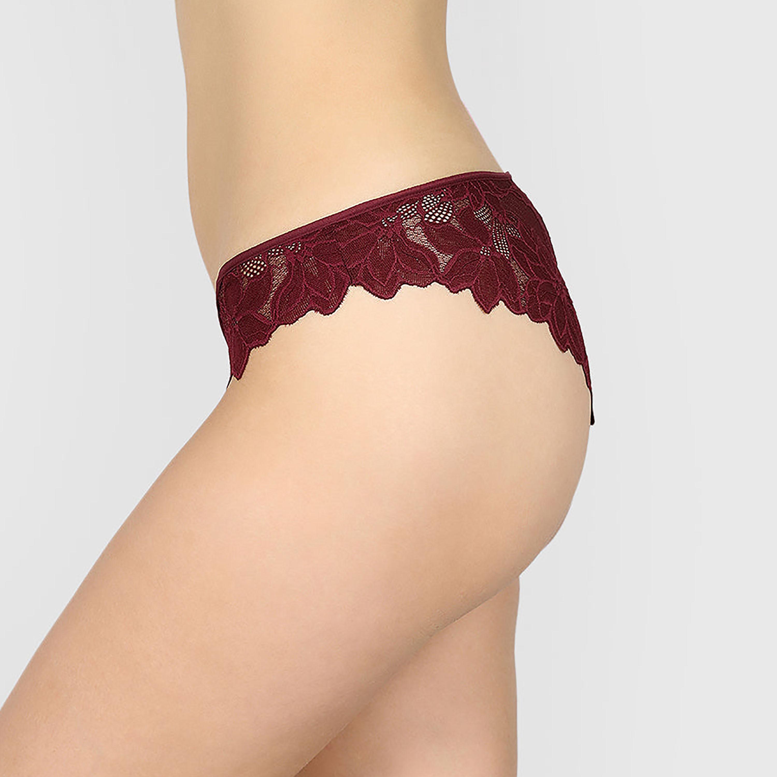 La Senza Diva Lace Medium Coverage Women's Cheeky Panties-women-clothing-lingerie-panties-image-4