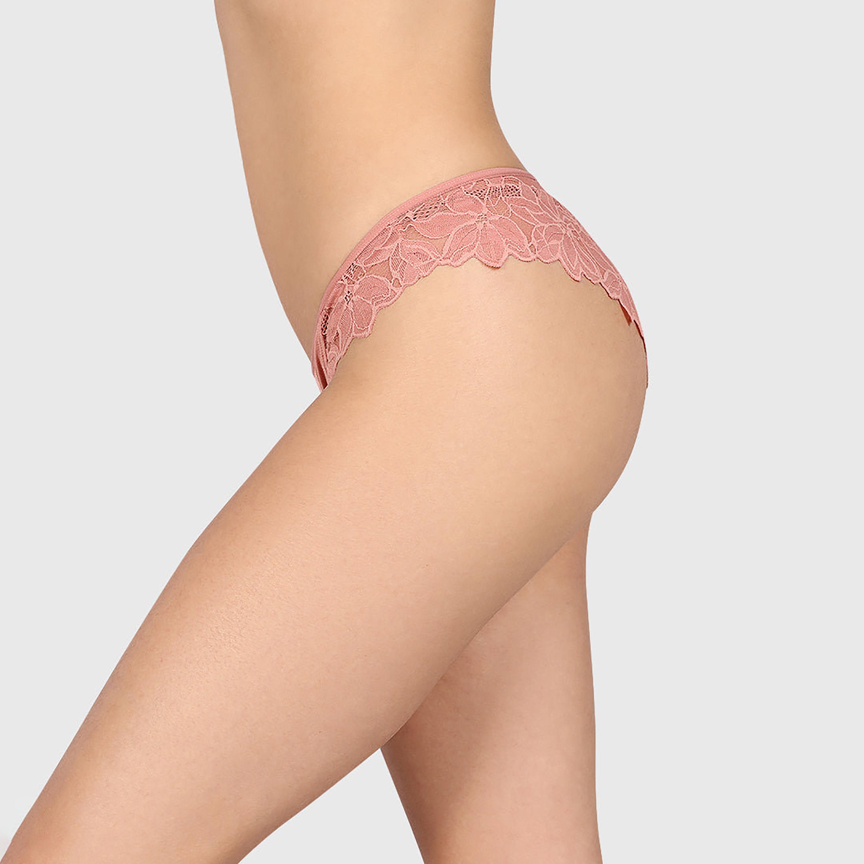La Senza Diva Lace Medium Coverage Women's Cheeky Panties-women-clothing-lingerie-panties-image-22