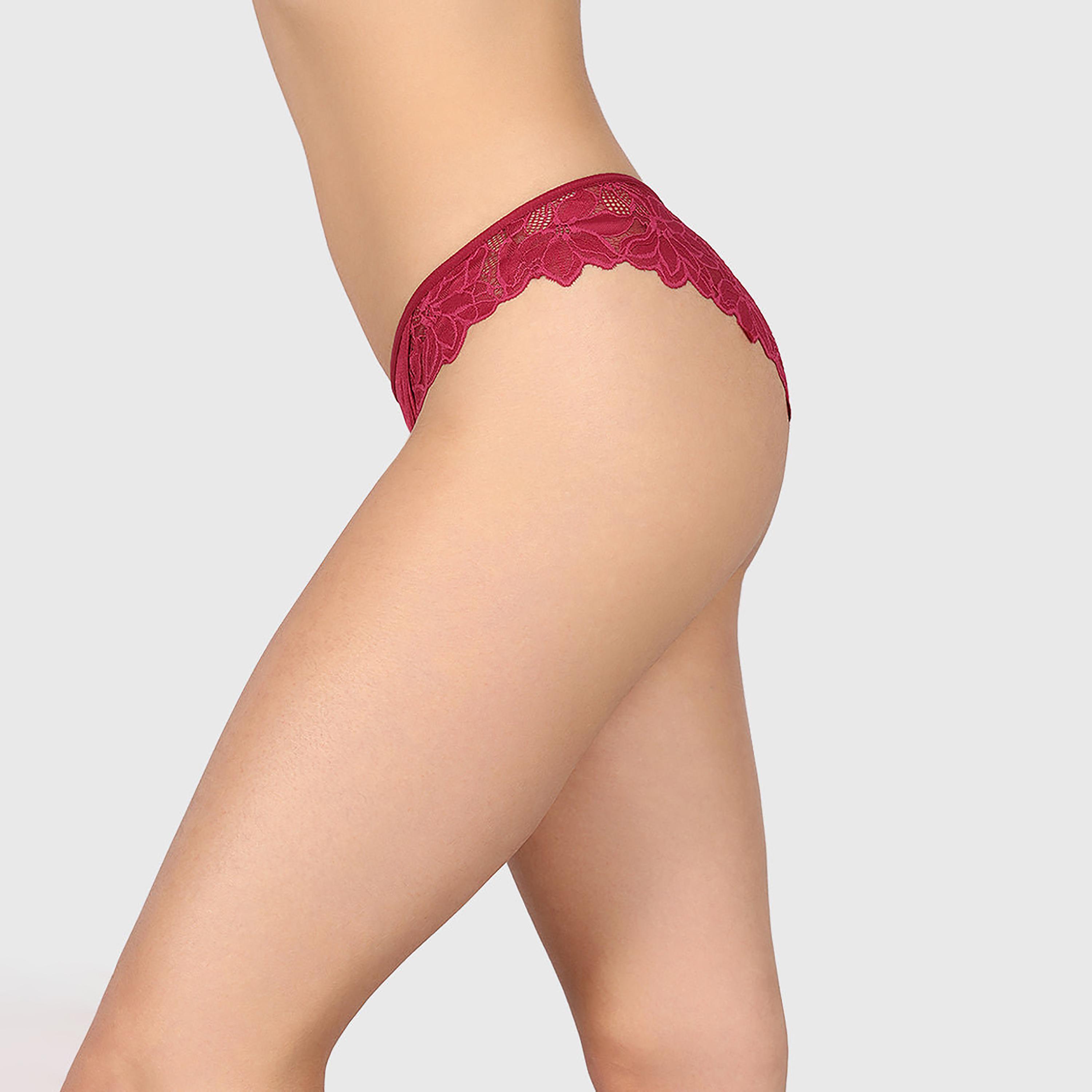 La Senza Diva Lace Medium Coverage Women's Cheeky Panties-women-clothing-lingerie-panties-image-26
