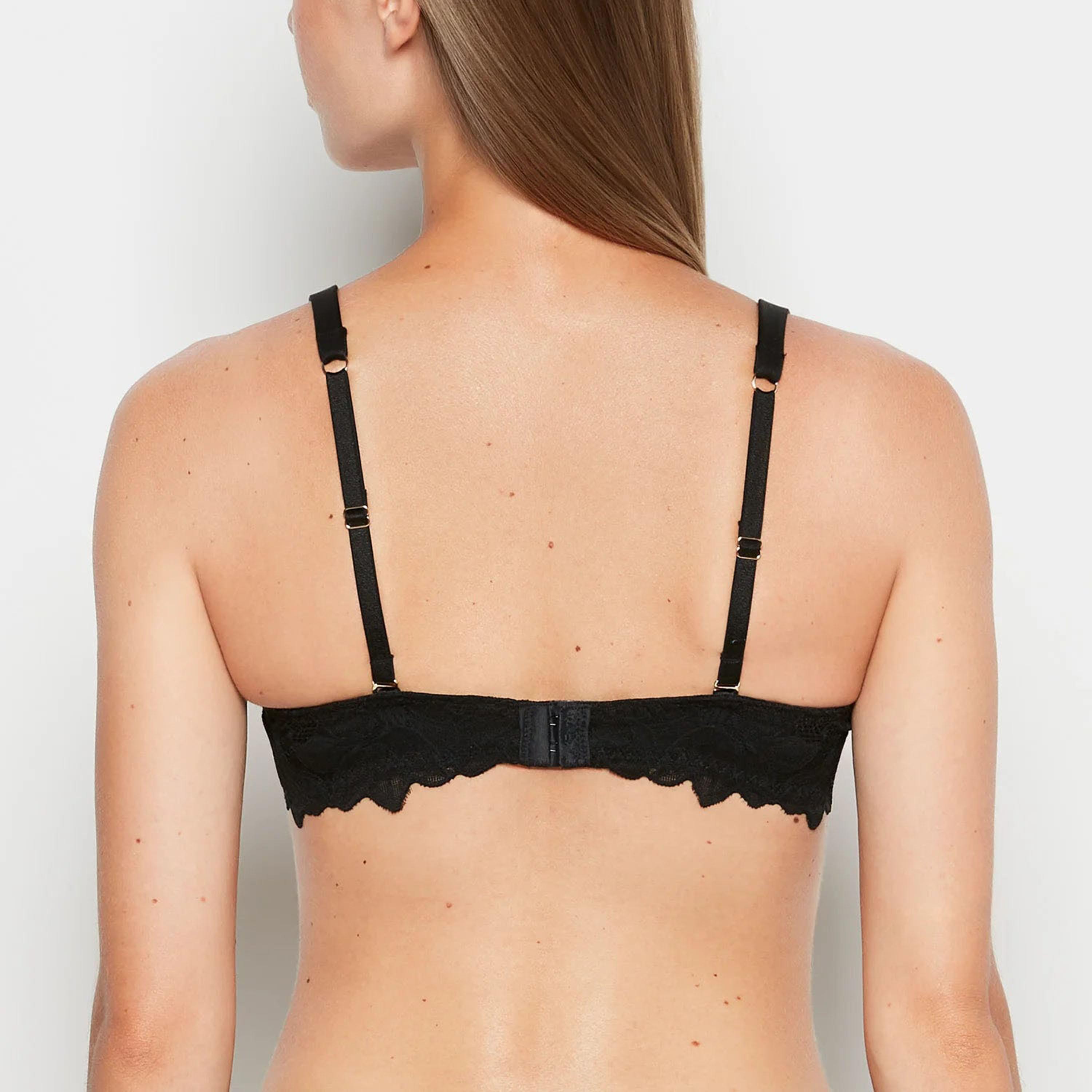 حمالة صدر نسائية بلانج مبطنة من الدانتيل برباط ودعم متوسط من لا سينزا-women-clothing-lingerie-bras-image-3