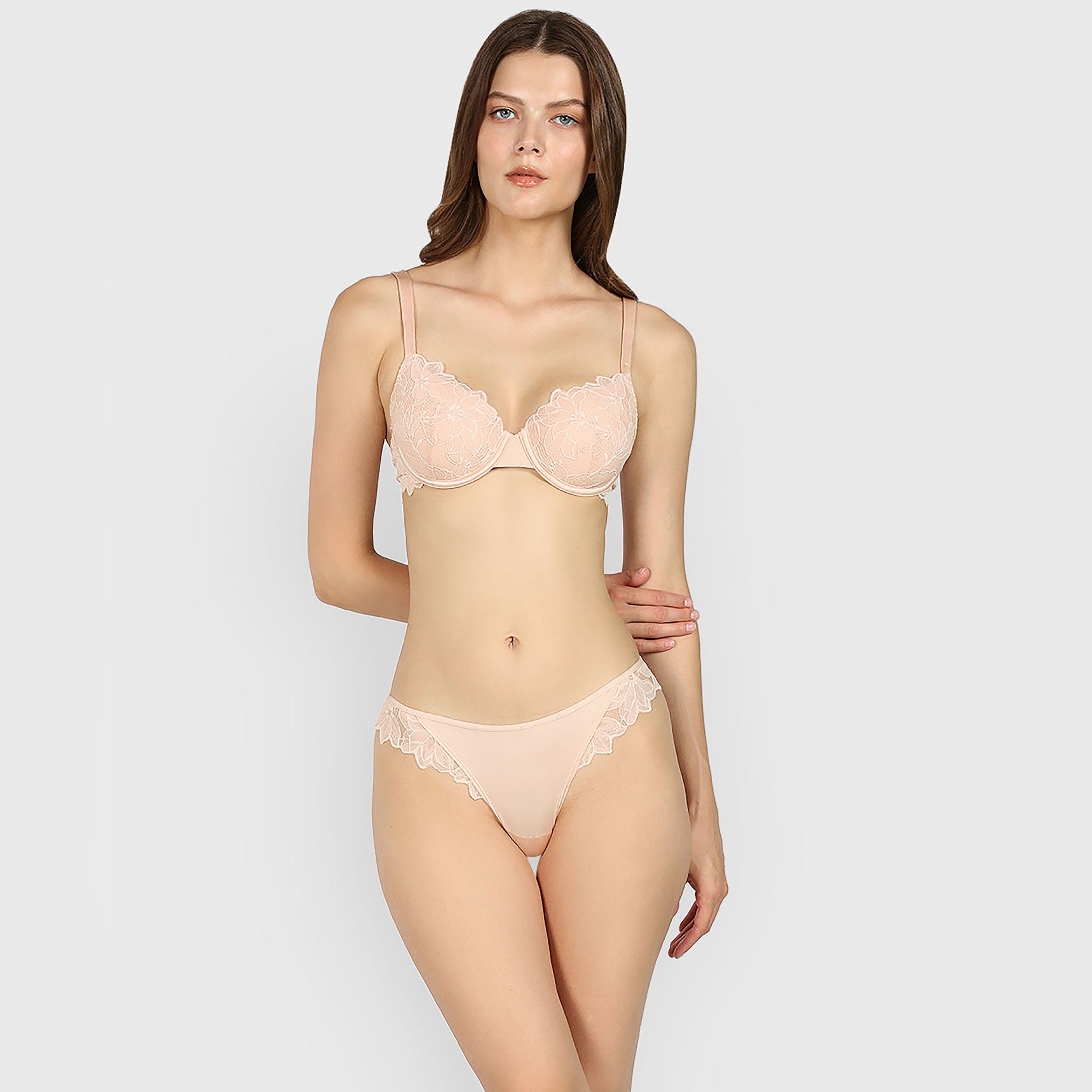 حمالة صدر نسائية بلانج مبطنة من الدانتيل برباط ودعم متوسط من لا سينزا-women-clothing-lingerie-bras-image-7