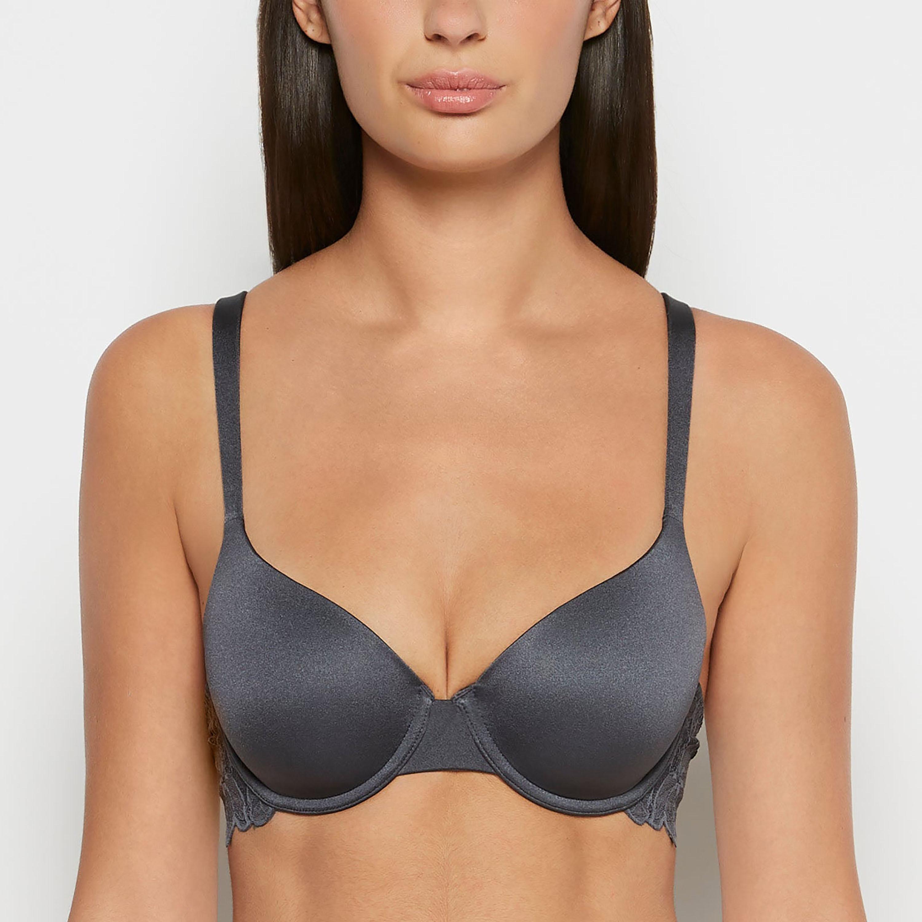 La Senza Micro Wired Medium Support Padded Women's Plunge Bra-women-clothing-lingerie-bras-image-1