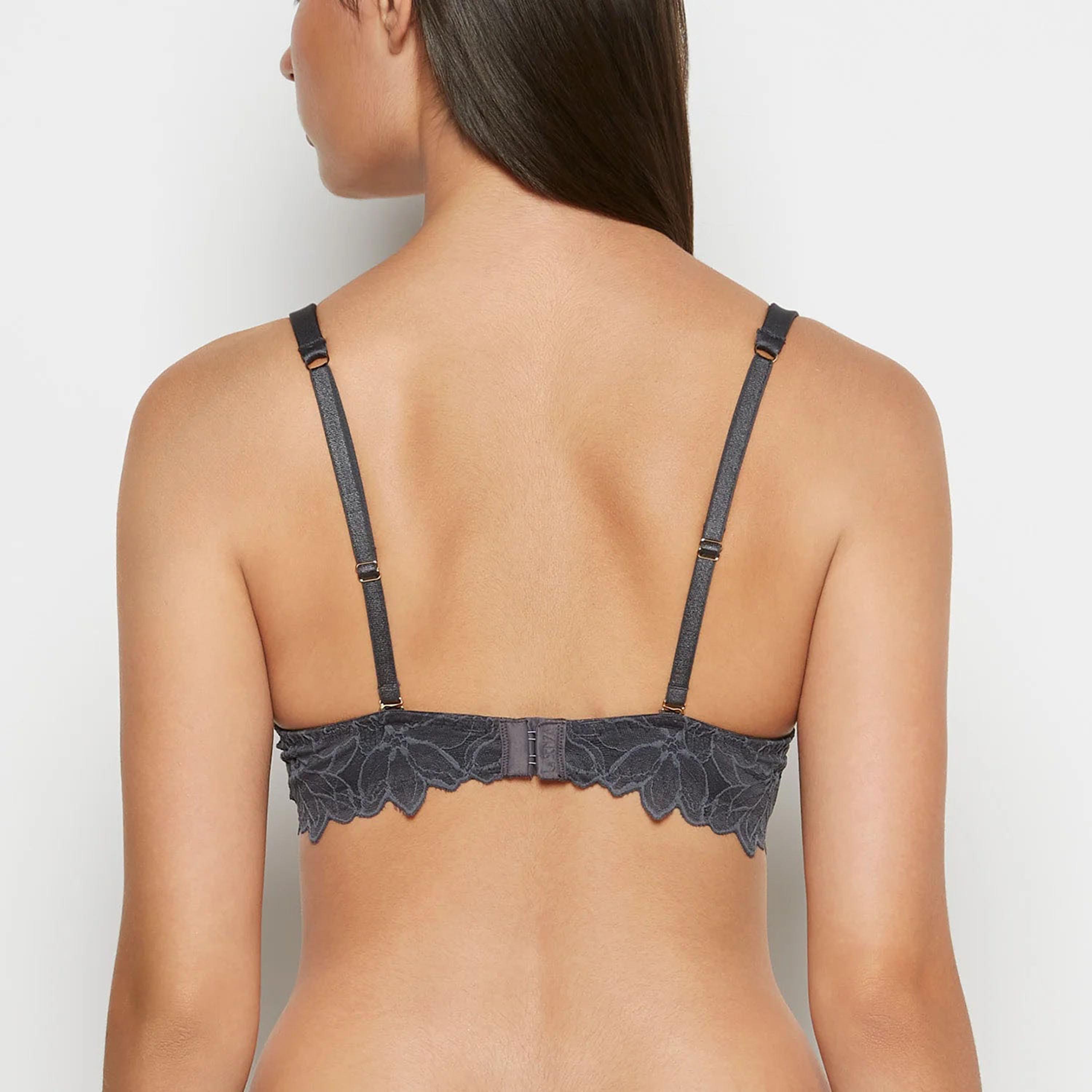 La Senza Micro Wired Medium Support Padded Women's Plunge Bra-women-clothing-lingerie-bras-image-3