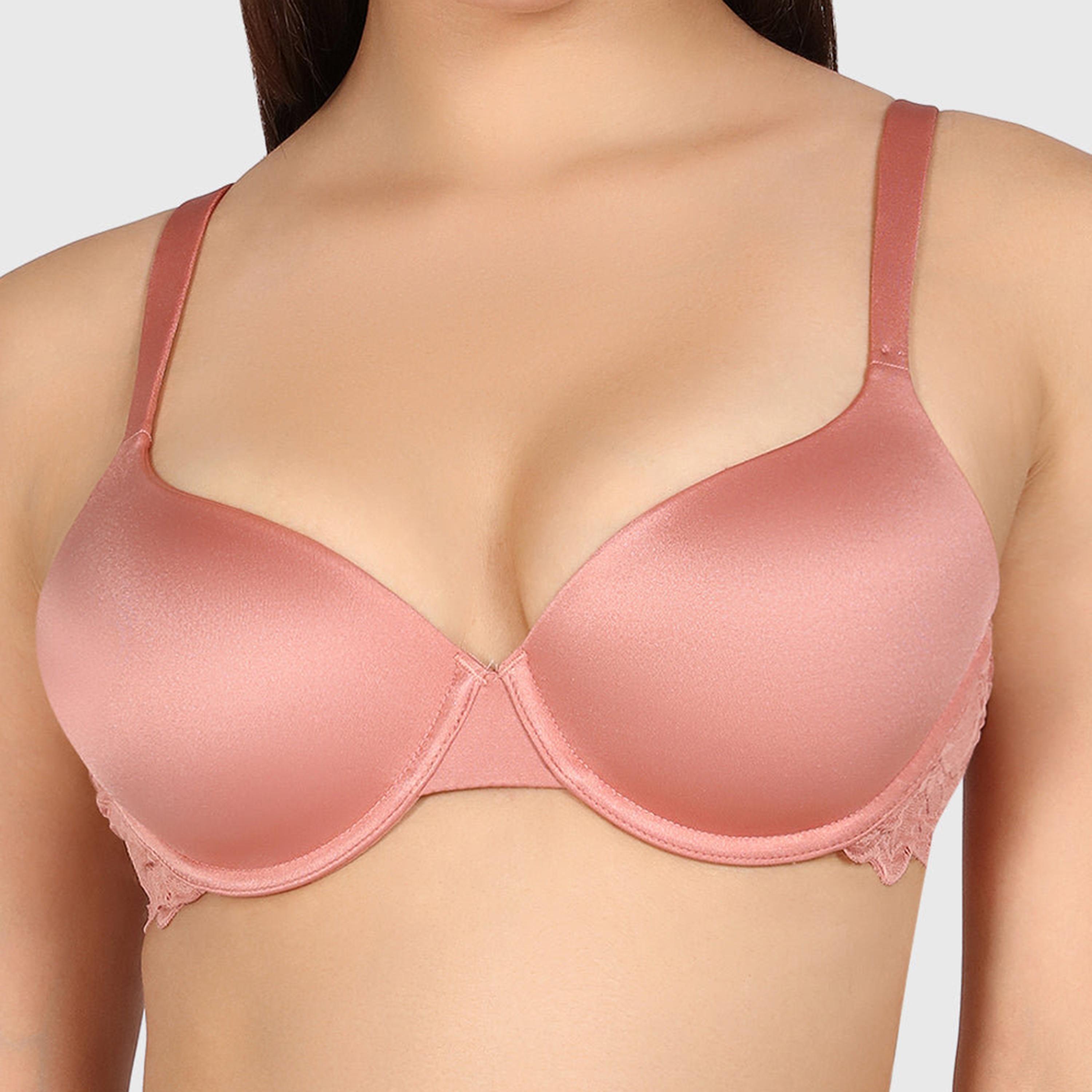 La Senza Micro Wired Medium Support Padded Women's Plunge Bra-women-clothing-lingerie-bras-image-4
