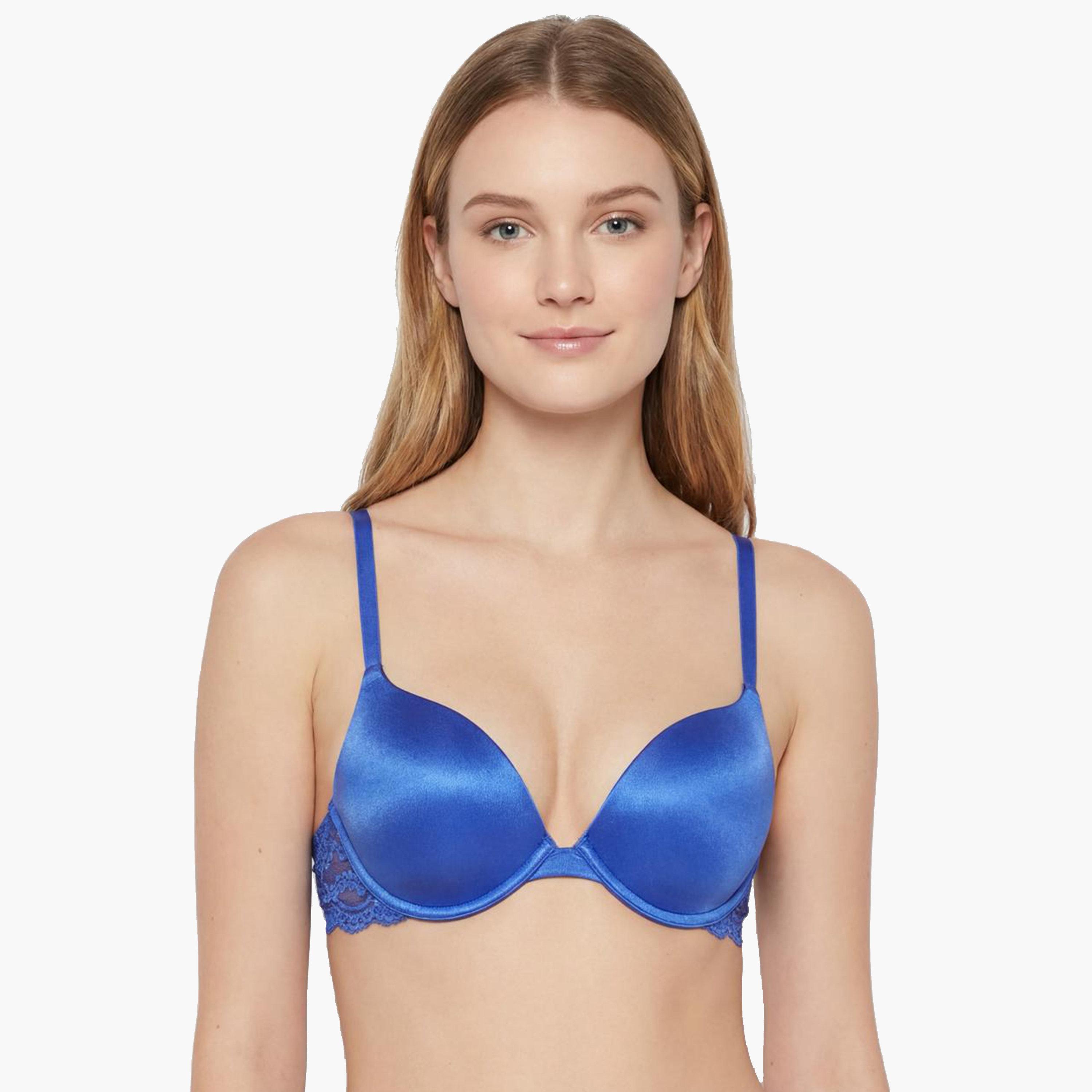 حمالة صدر نسائية متعددة الطرق "دبل بوش أب" بسلك ودعم عالٍ "هالو شوجر" من لا سنزا-women-clothing-lingerie-bras-image-1
