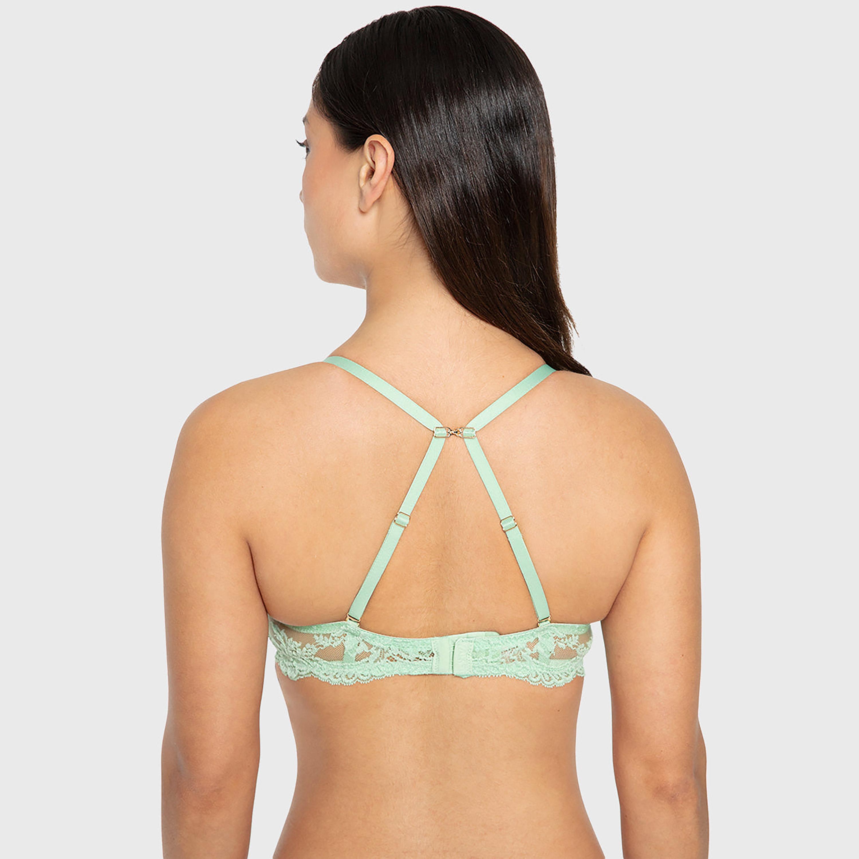حمالة صدر نسائية متعددة الطرق "دبل بوش أب" بسلك ودعم عالٍ "هالو شوجر" من لا سنزا-women-clothing-lingerie-bras-image-3