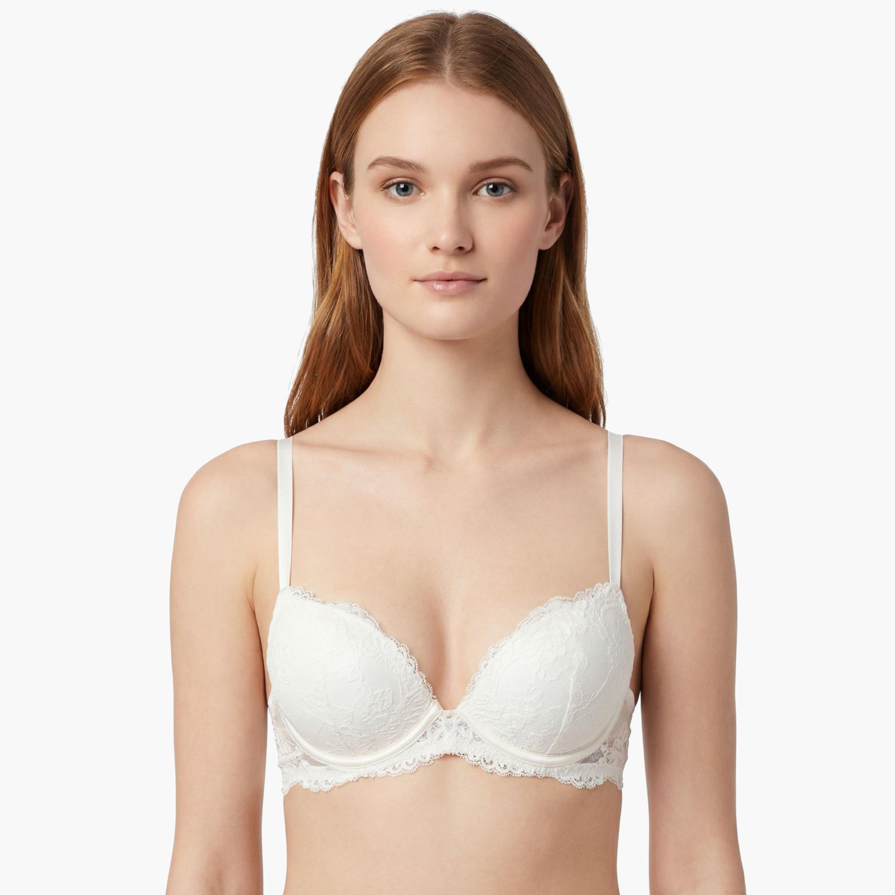 حمالة صدر "تيشيرت" نسائية مبطنة خفيف بسلك ودعم متوسط "سو سيكسي" من لا سنزا-women-clothing-lingerie-bras-image-1