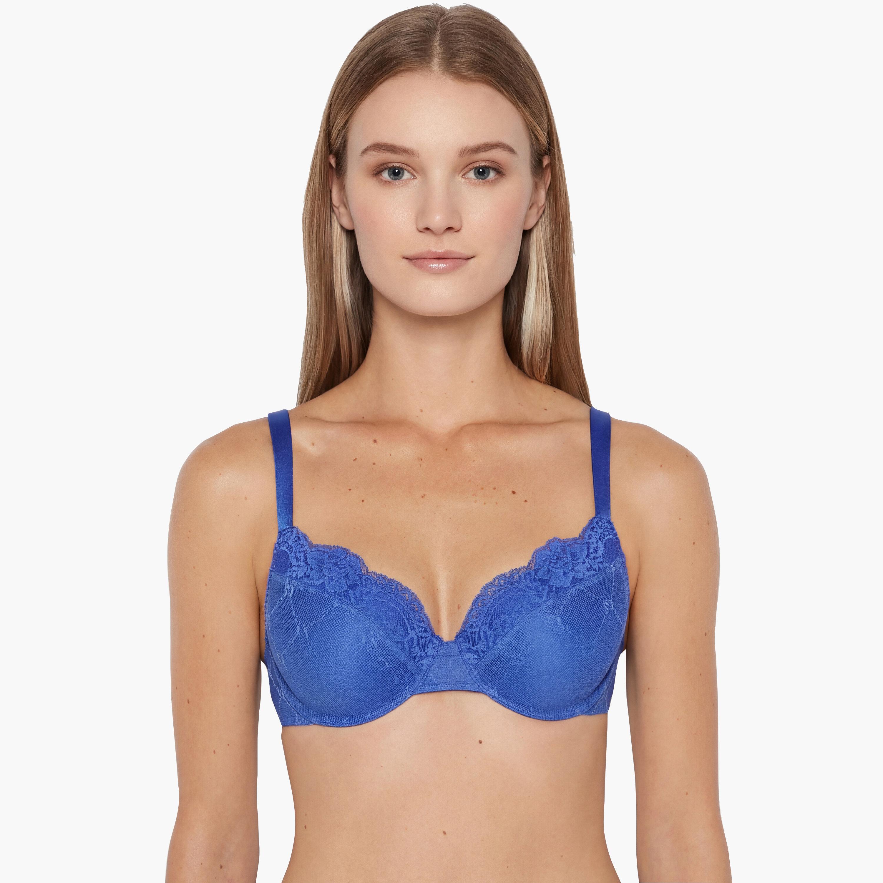 حمالة صدر نسائية "ديمي" مبطنة خفيف بسلك ودعم متوسط "سو سيكسي" من لا سنزا-women-clothing-lingerie-bras-image-1