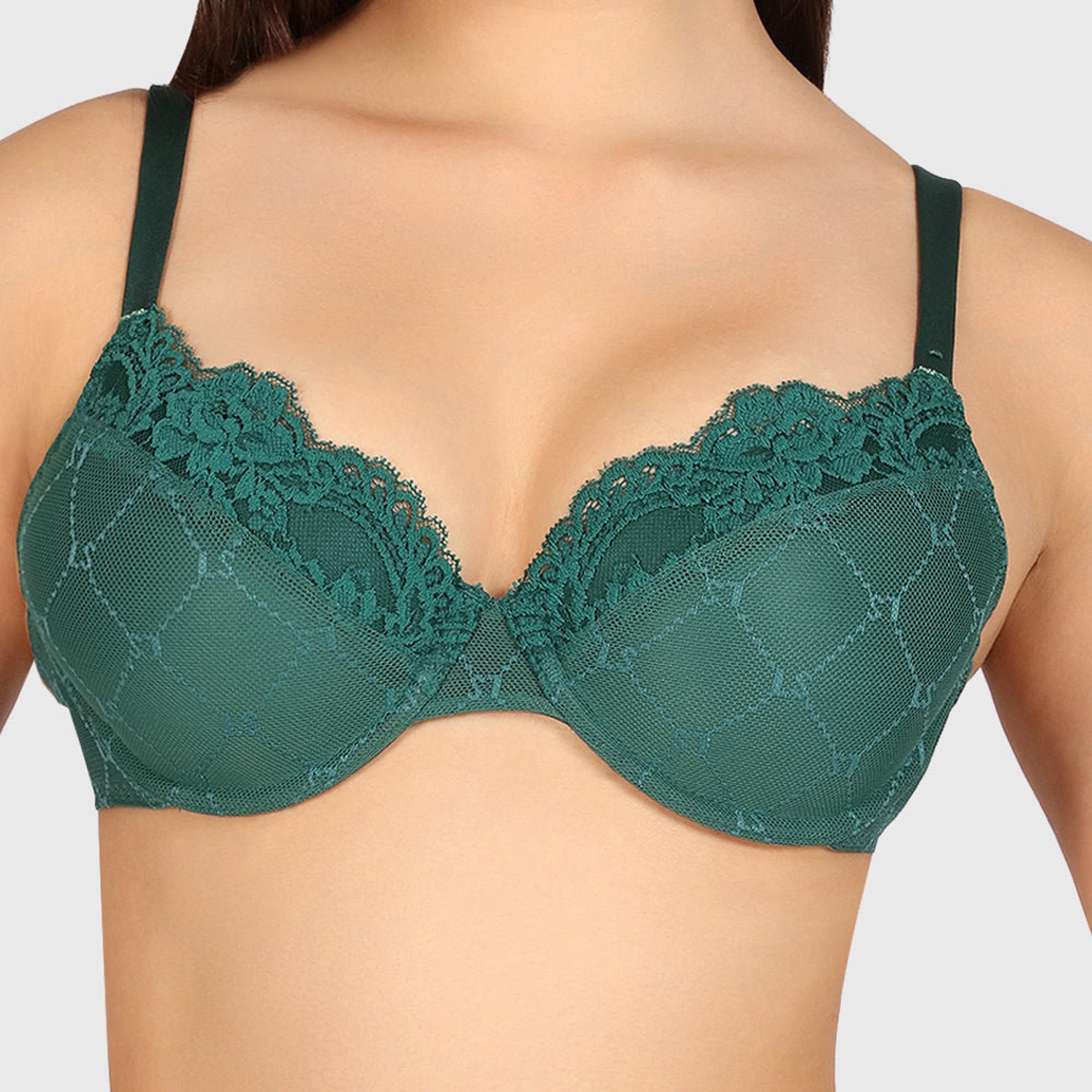 حمالة صدر نسائية "ديمي" مبطنة خفيف بسلك ودعم متوسط "سو سيكسي" من لا سنزا-women-clothing-lingerie-bras-image-12
