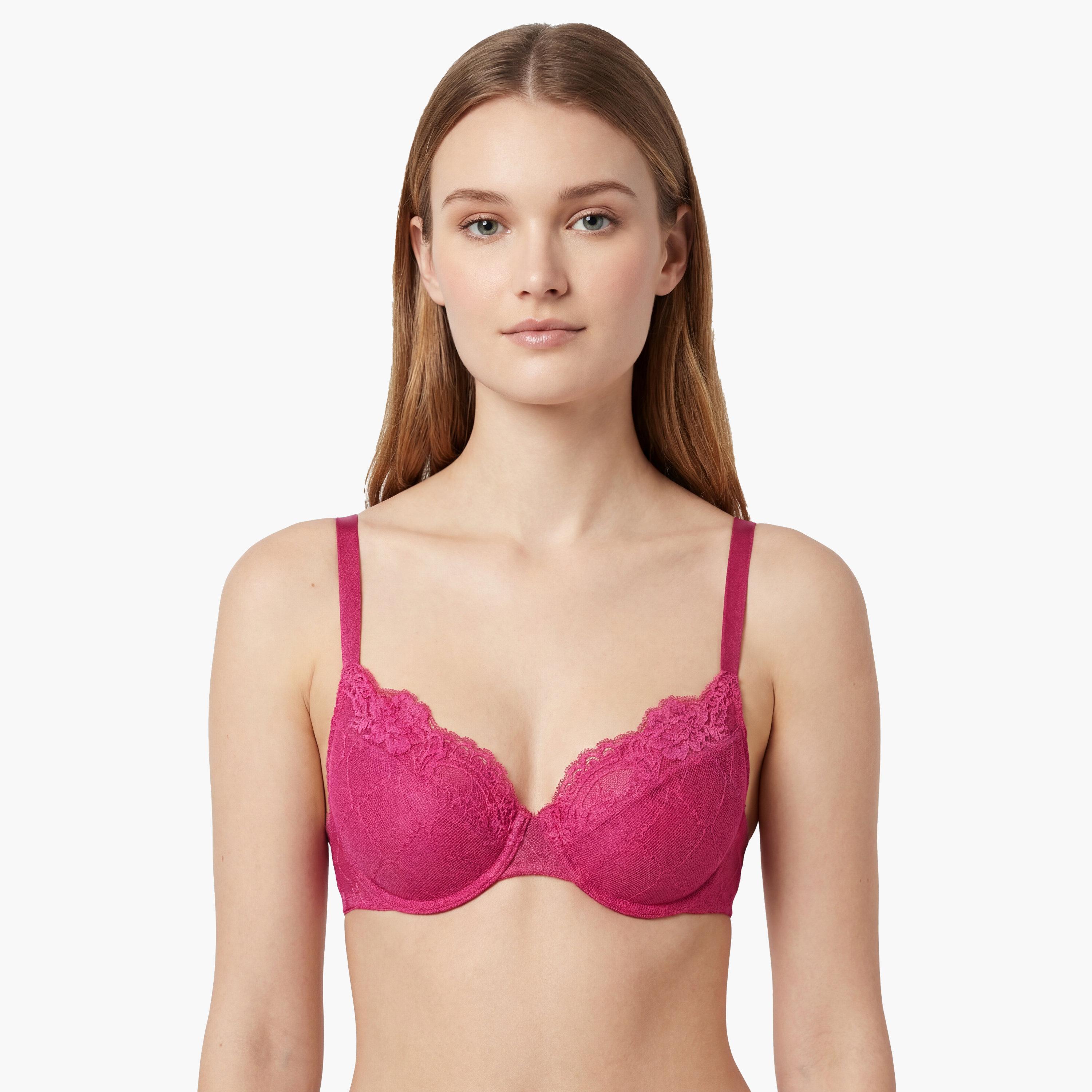 حمالة صدر نسائية "ديمي" مبطنة خفيف بسلك ودعم متوسط "سو سيكسي" من لا سنزا-women-clothing-lingerie-bras-image-5