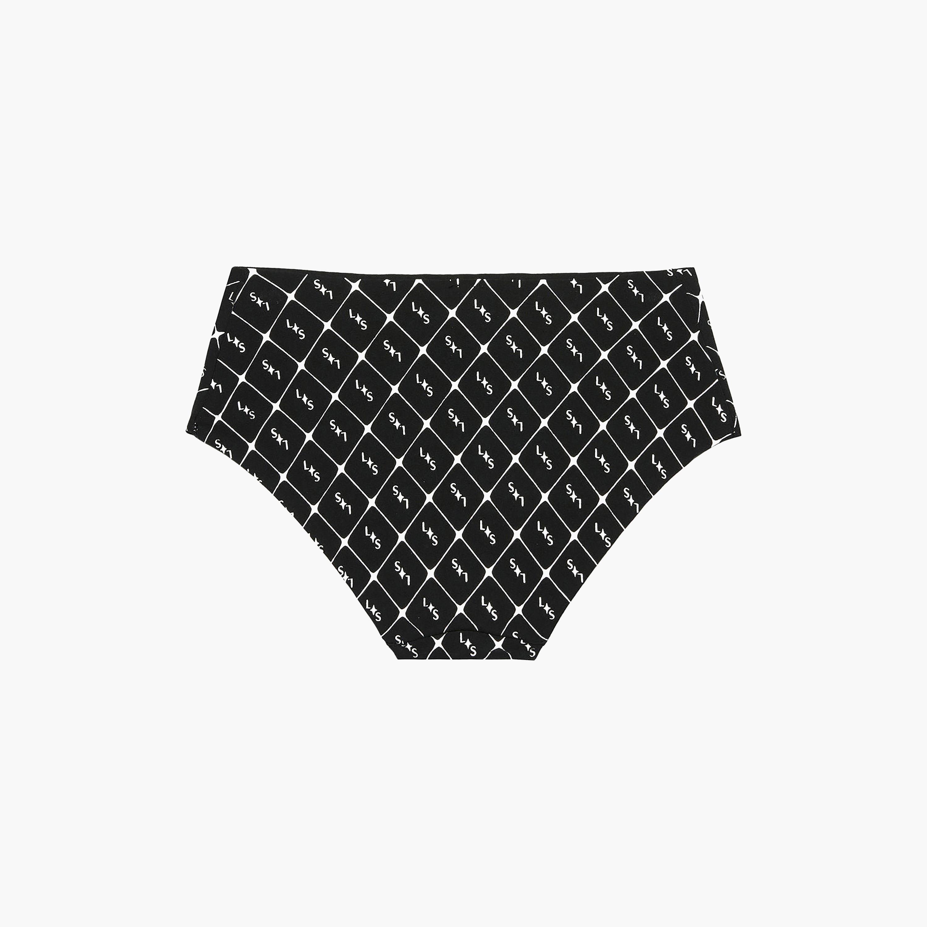 La Senza Trendy Black Medium Coverage Women's Hipster Panties-women-clothing-lingerie-panties-image-5