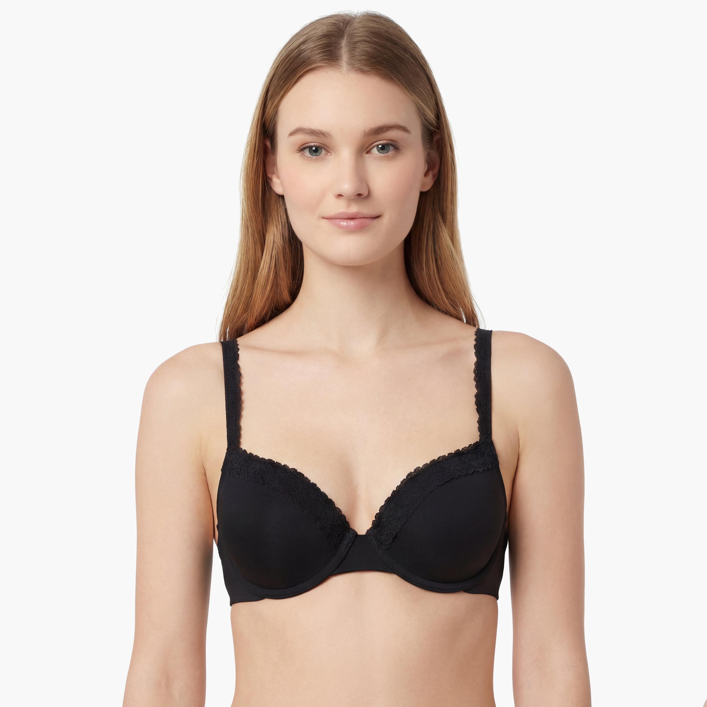 حمالة صدر ديمي نسائية مبطنة قليلًا بدعم متوسط بسلك "ريميكس" من لا سينزا-women-clothing-lingerie-bras-image-1