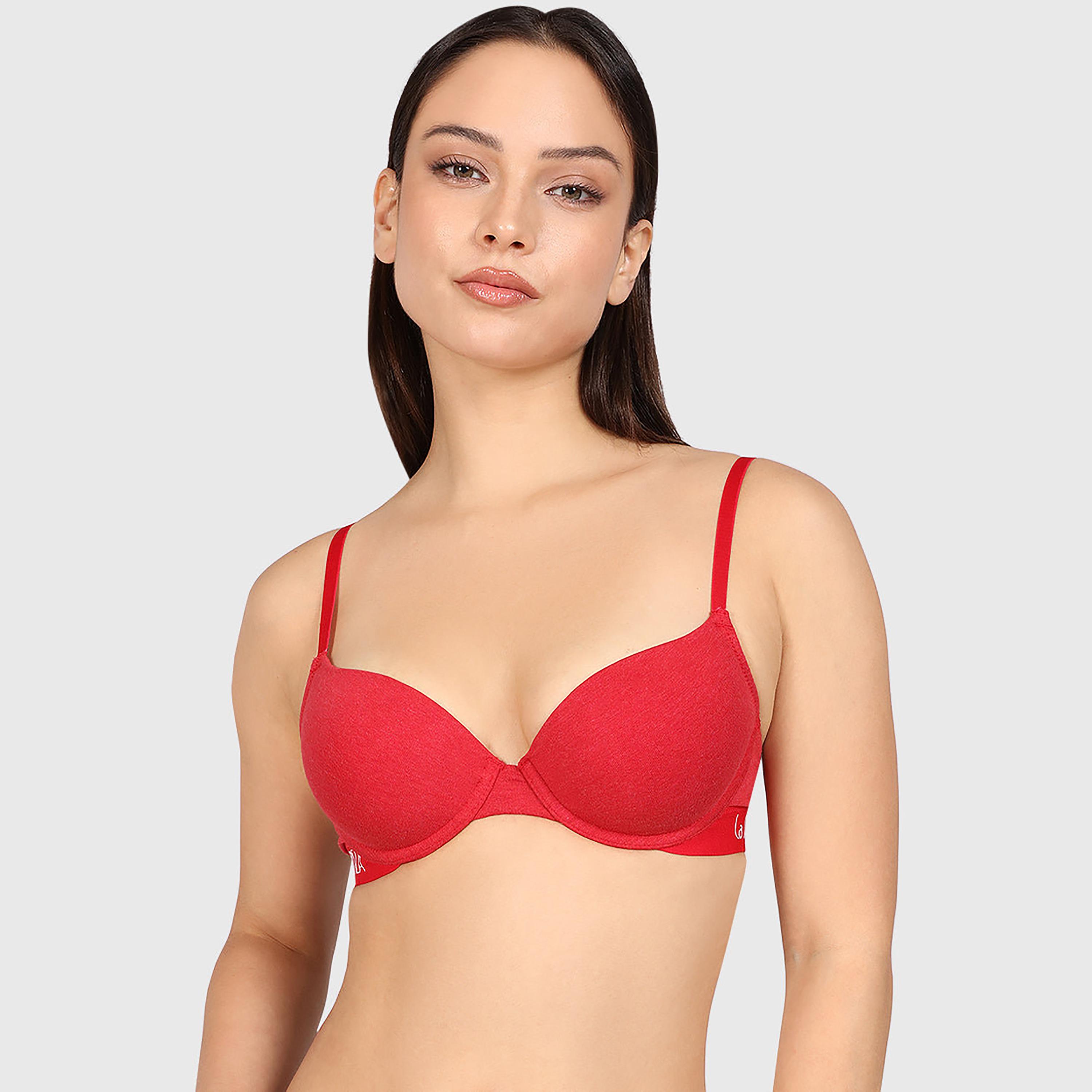 حمالة صدر نسائية "ديمي" مبطنة خفيف بسلك ودعم متوسط "تريندي ريمكس" من لا سنزا-women-clothing-lingerie-bras-image-5