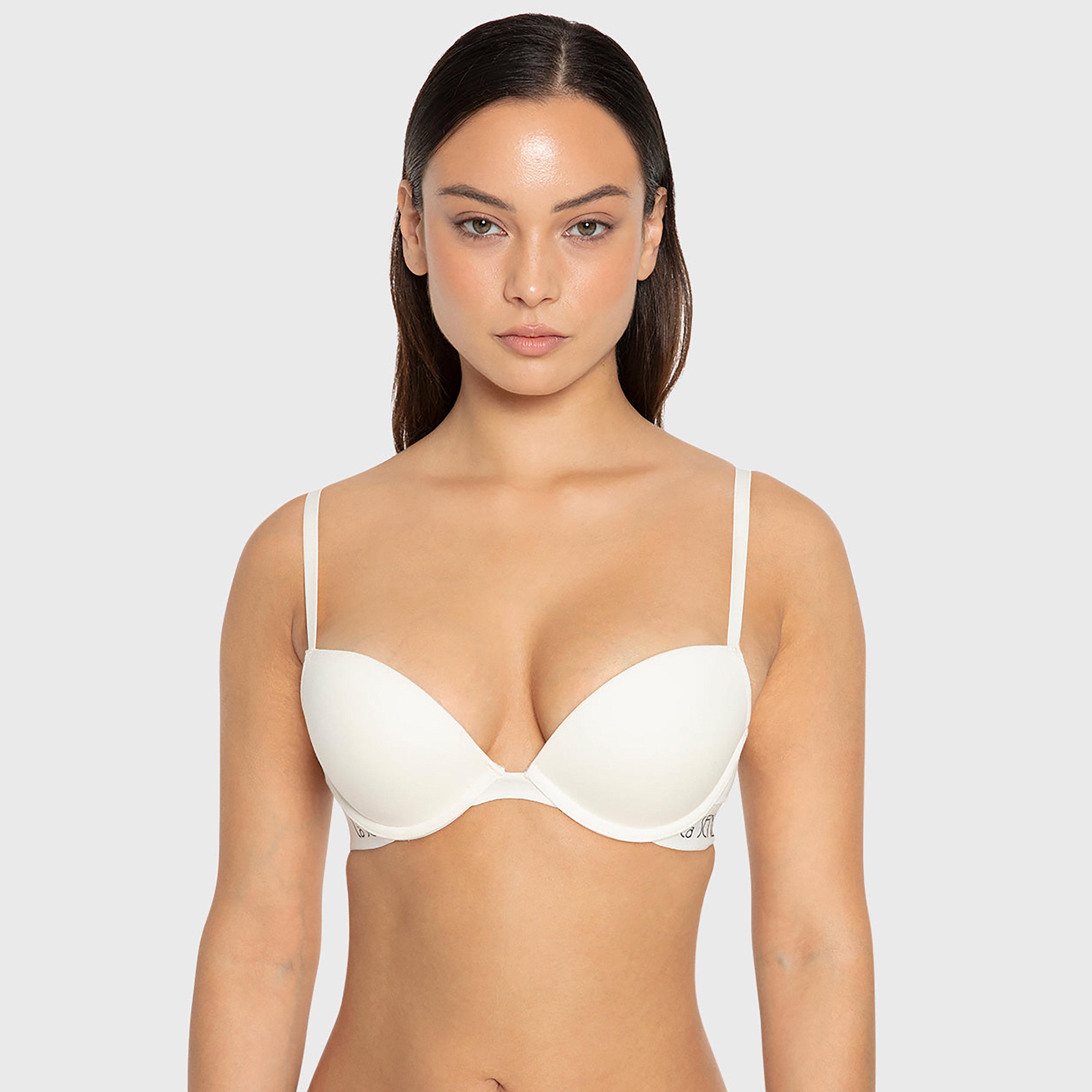 La Senza Remix Red Wired Medium Support Padded Women's Push-Up Bra-women-clothing-lingerie-bras-image-1