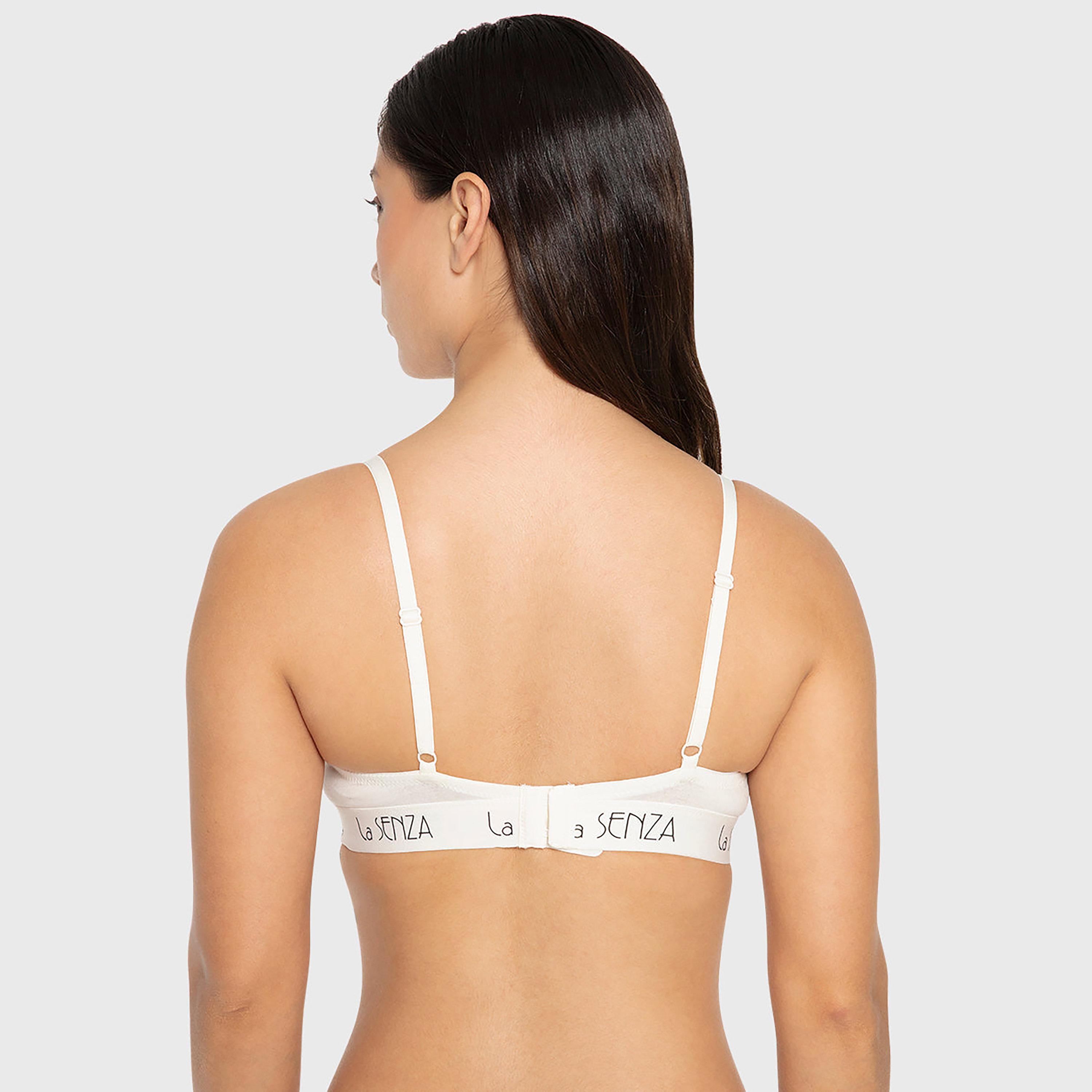 La Senza Remix Red Wired Medium Support Padded Women's Push-Up Bra-women-clothing-lingerie-bras-image-4