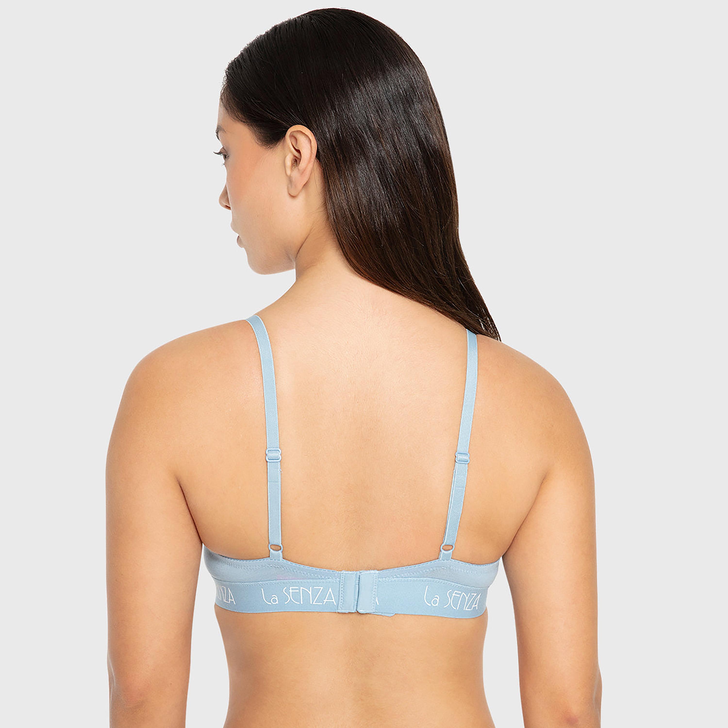 La Senza Remix Red Wired Medium Support Padded Women's Push-Up Bra-women-clothing-lingerie-bras-image-4