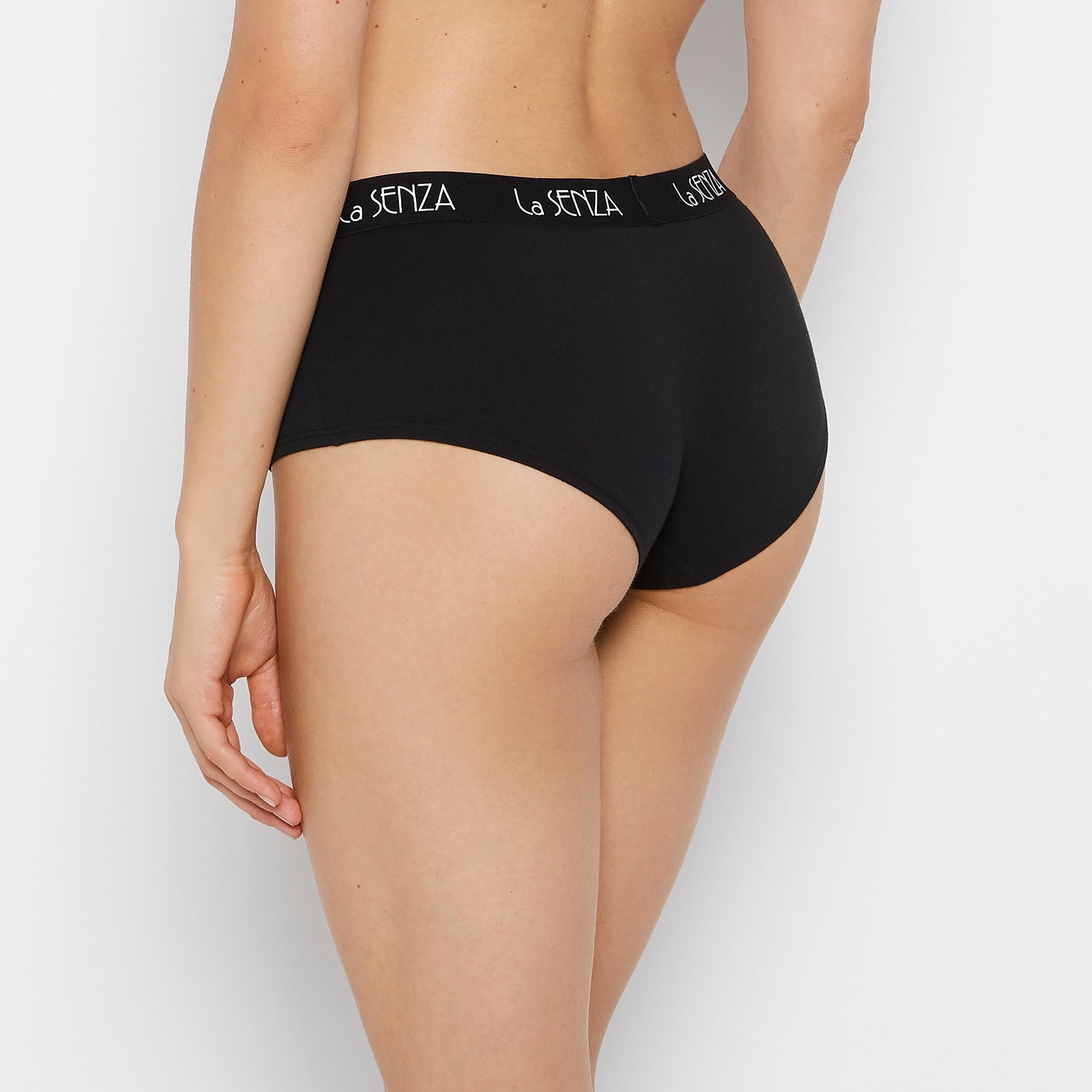 La Senza Art Deco Logo Full Coverage Women's Boyshort Panties-women-clothing-lingerie-panties-image-14