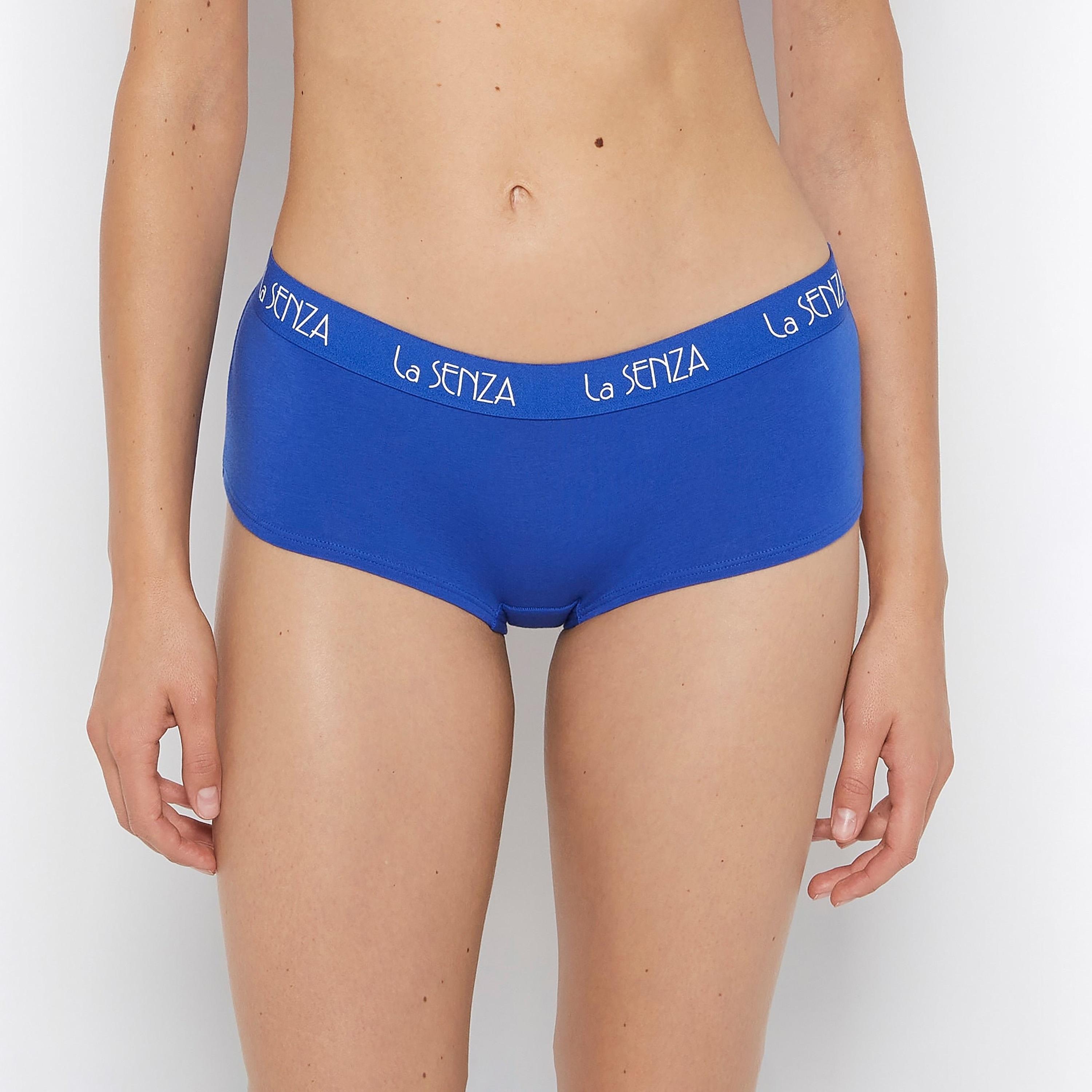 La Senza Art Deco Logo Full Coverage Women's Boyshort Panties-women-clothing-lingerie-panties-image-1