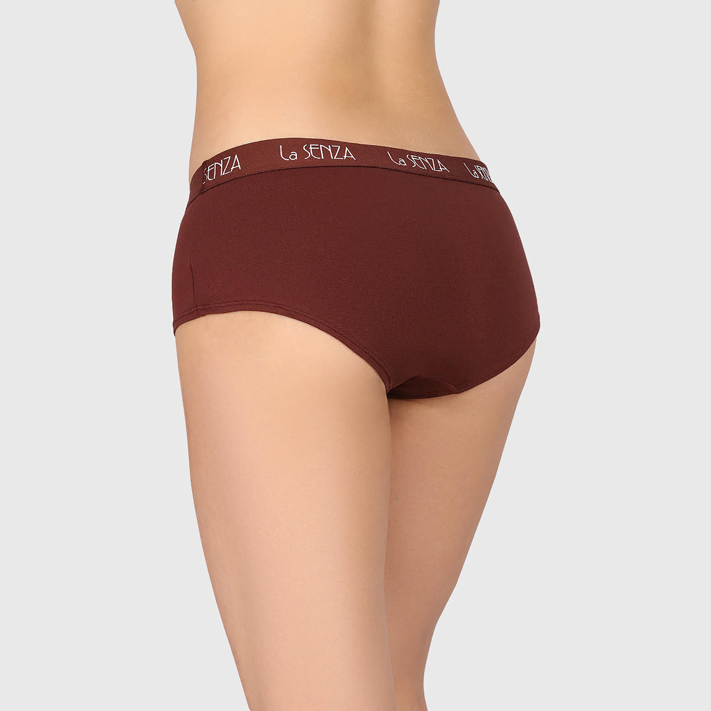 La Senza Art Deco Logo Full Coverage Women's Boyshort Panties-women-clothing-lingerie-panties-image-17