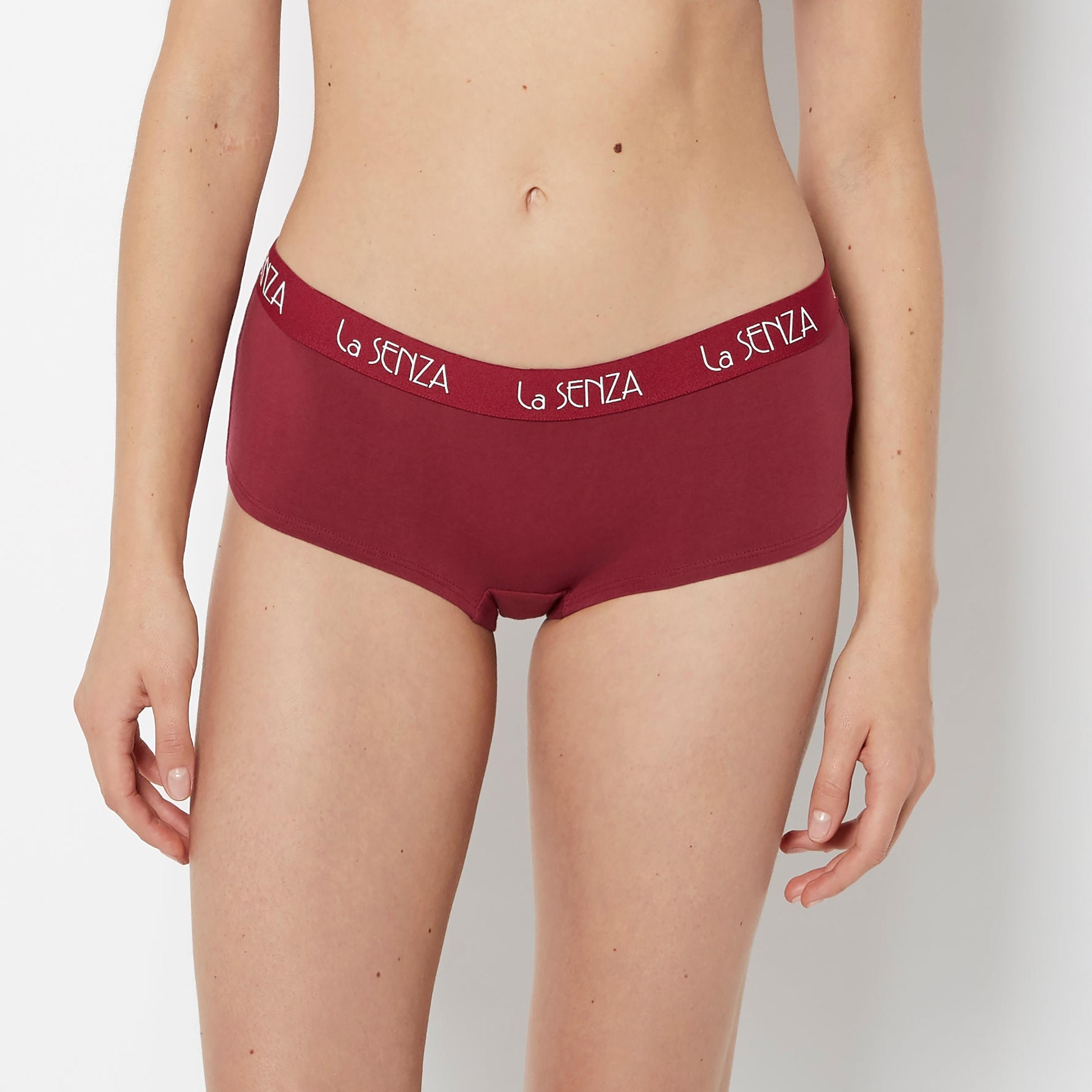 La Senza Art Deco Logo Full Coverage Women's Boyshort Panties-women-clothing-lingerie-panties-image-7