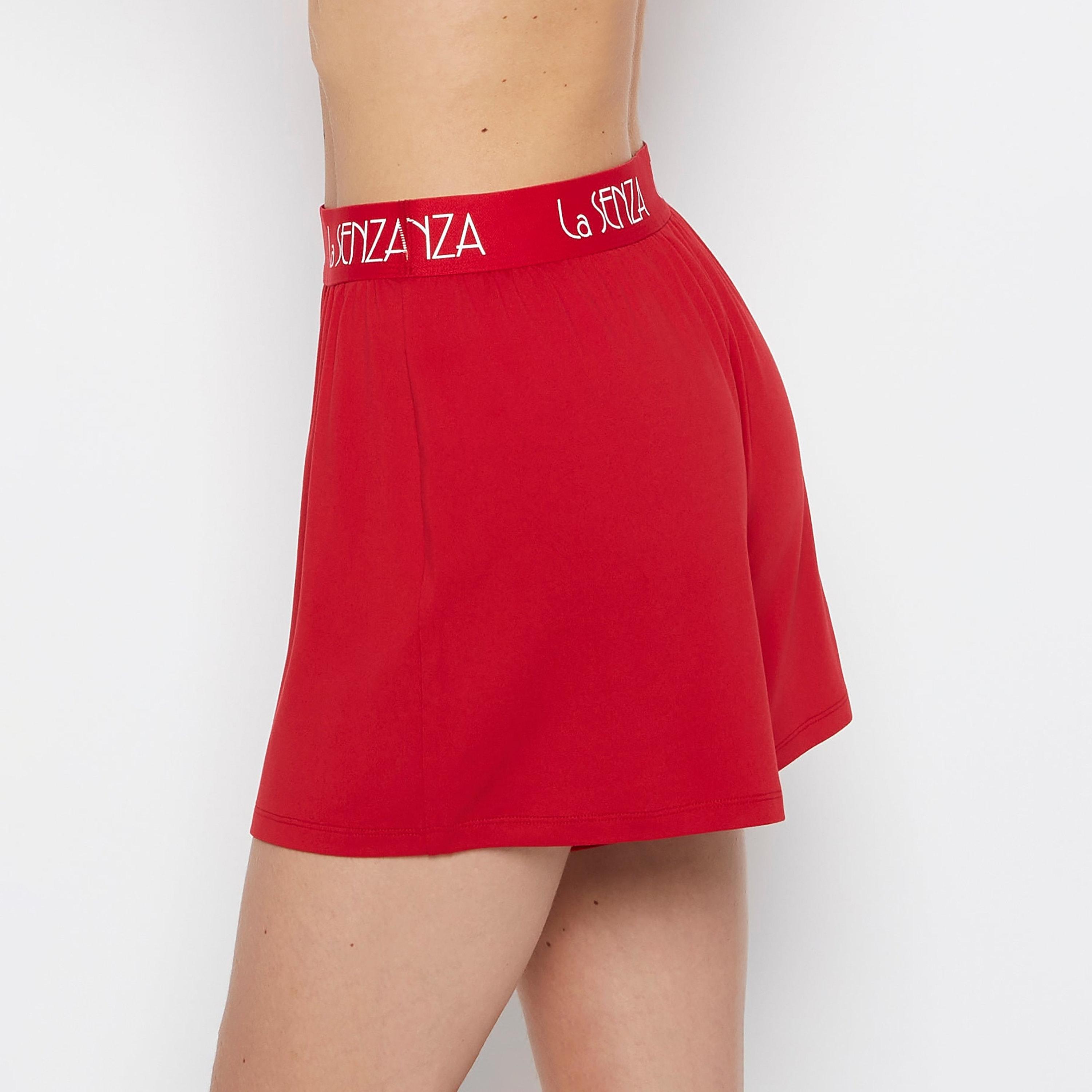 La Senza Plain High-Rise Elasticated Waist Women's Shorts-women-clothing-nightwear-pyjamas-bottoms-image-3