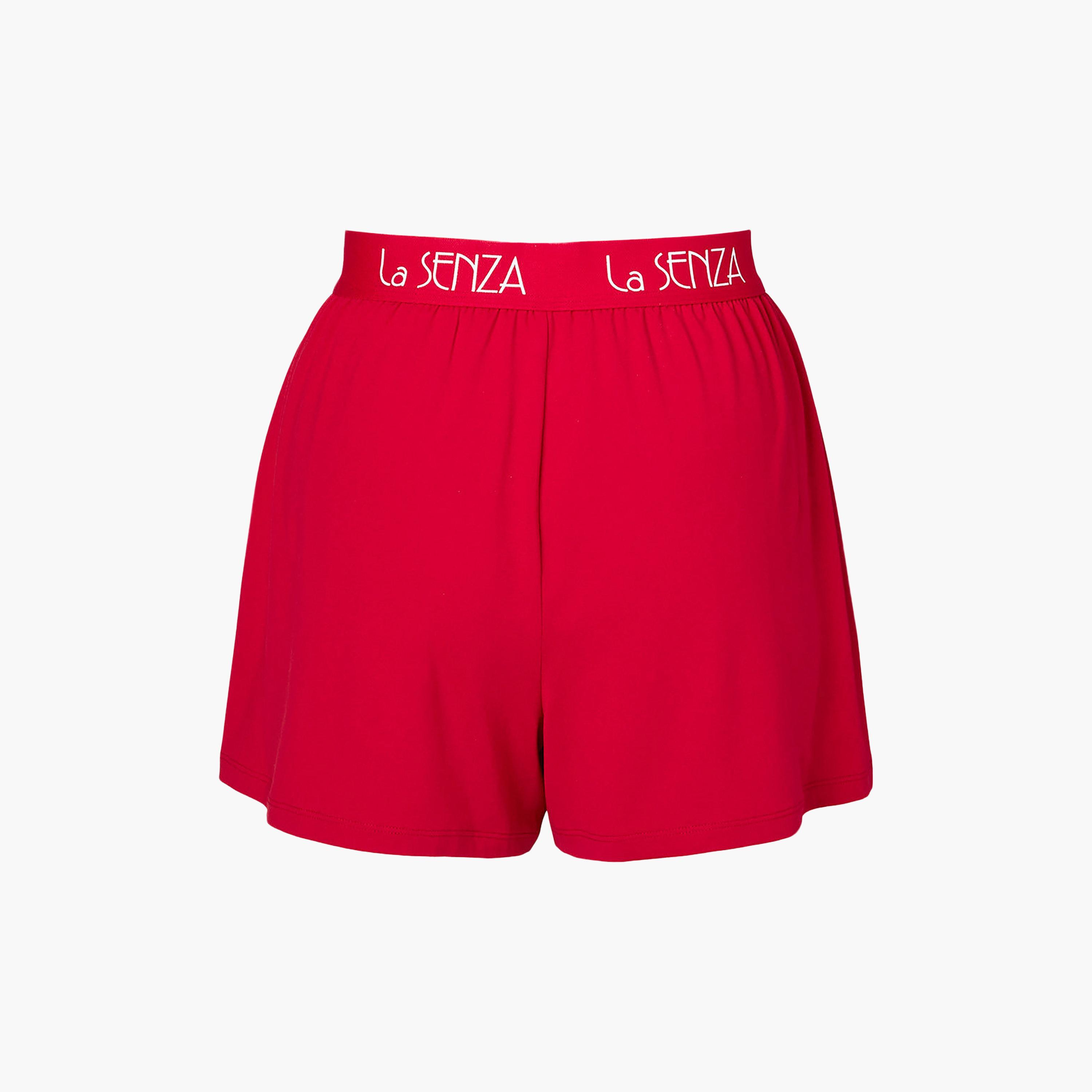 La Senza Plain High-Rise Elasticated Waist Women's Shorts-women-clothing-nightwear-pyjamas-bottoms-image-5