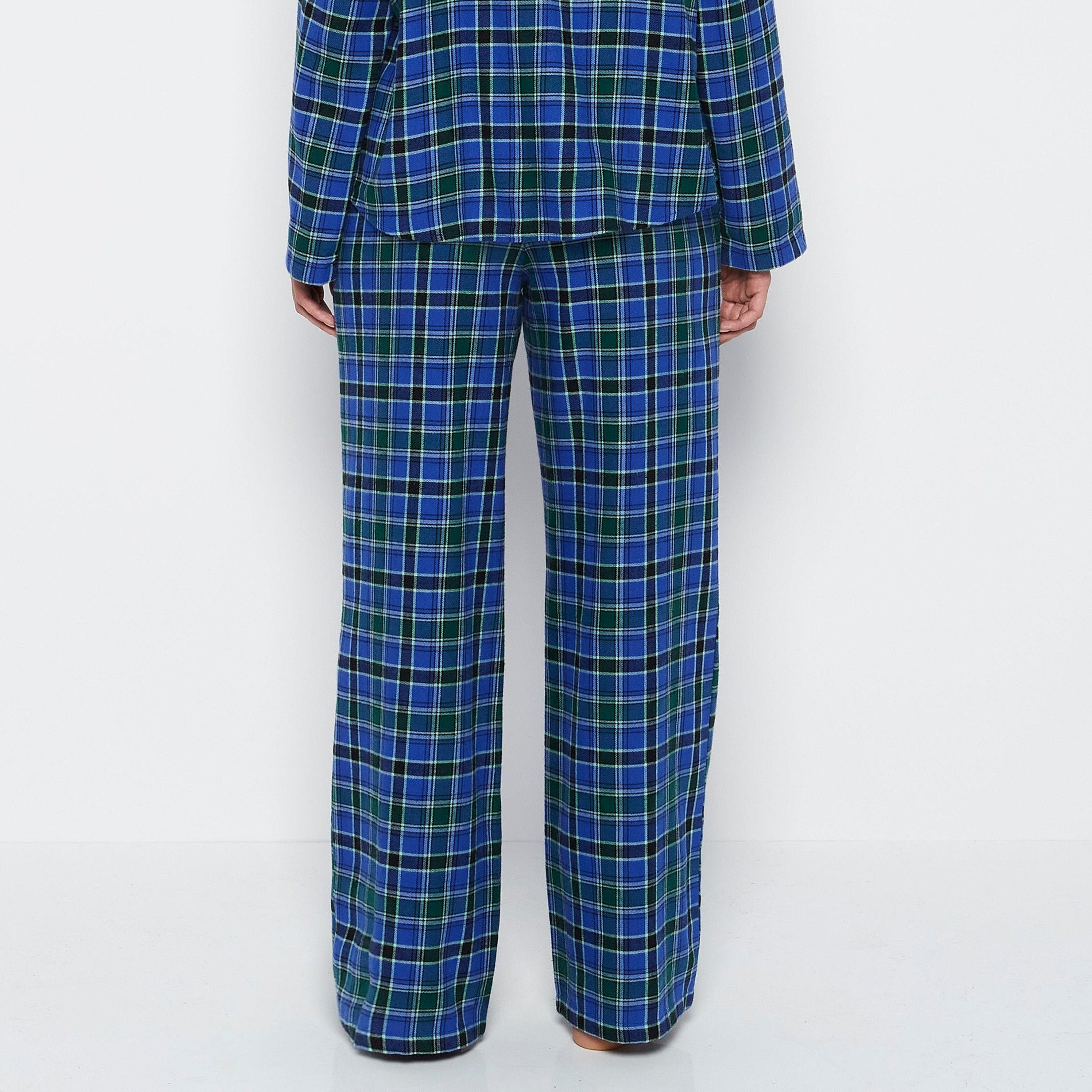 La Senza Women's Plaid Check Shirt & Pyjamas Set-women-clothing-nightwear-pyjamas-longsets-image-4
