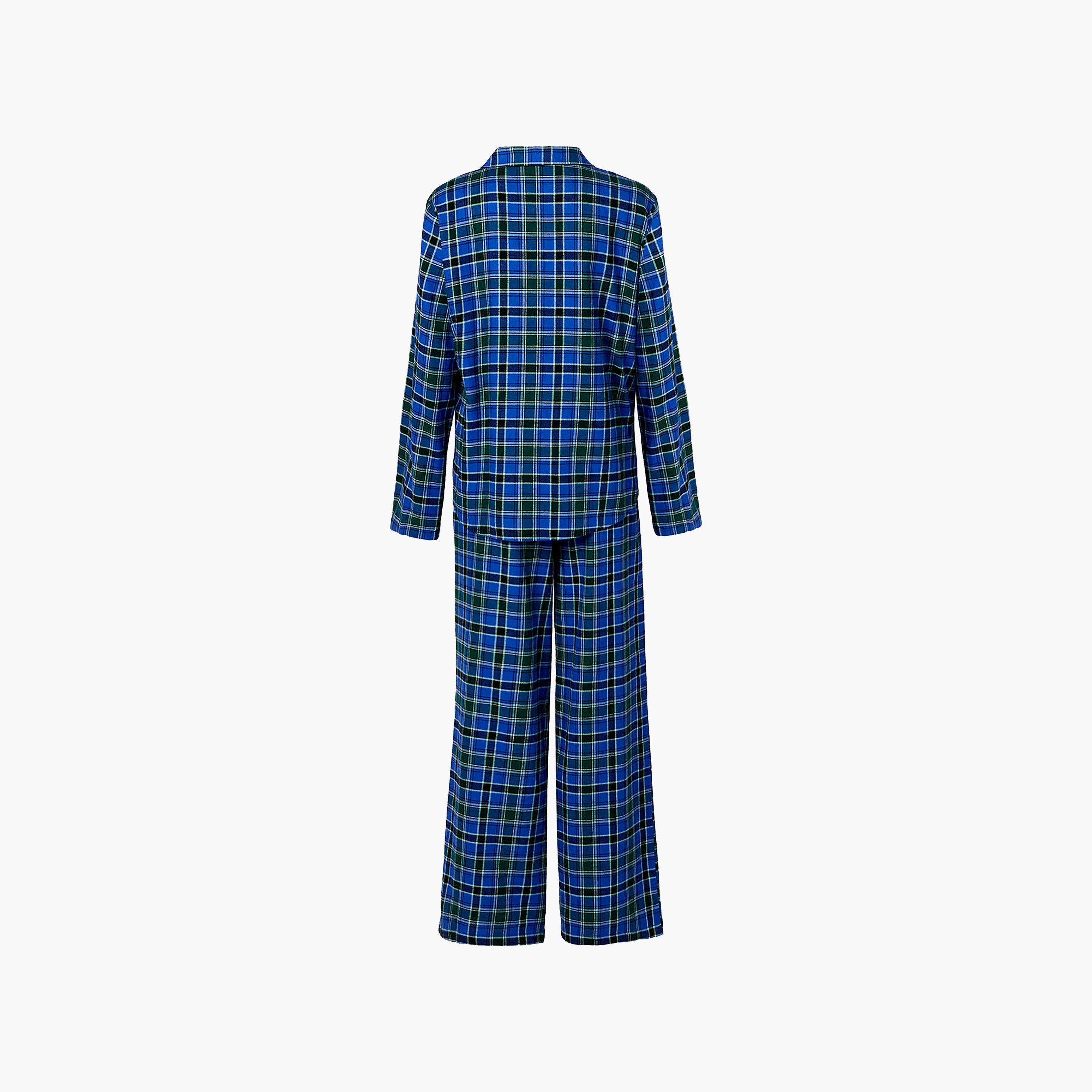 La Senza Women's Plaid Check Shirt & Pyjamas Set-women-clothing-nightwear-pyjamas-longsets-image-5