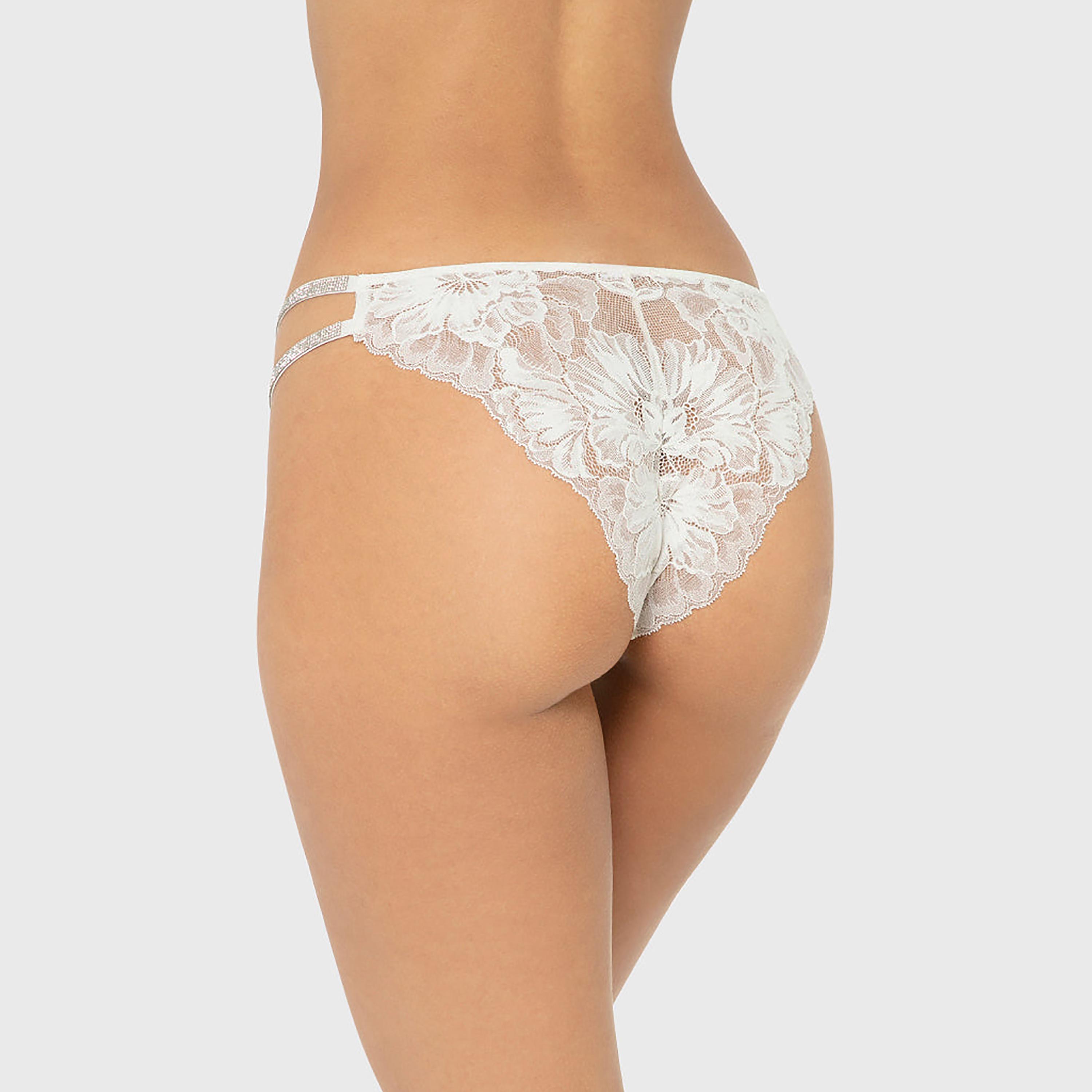 سروال داخلي نسائي متوسط التغطية من الدانتيل "ديفا" من لا سينزا-women-clothing-lingerie-panties-image-15