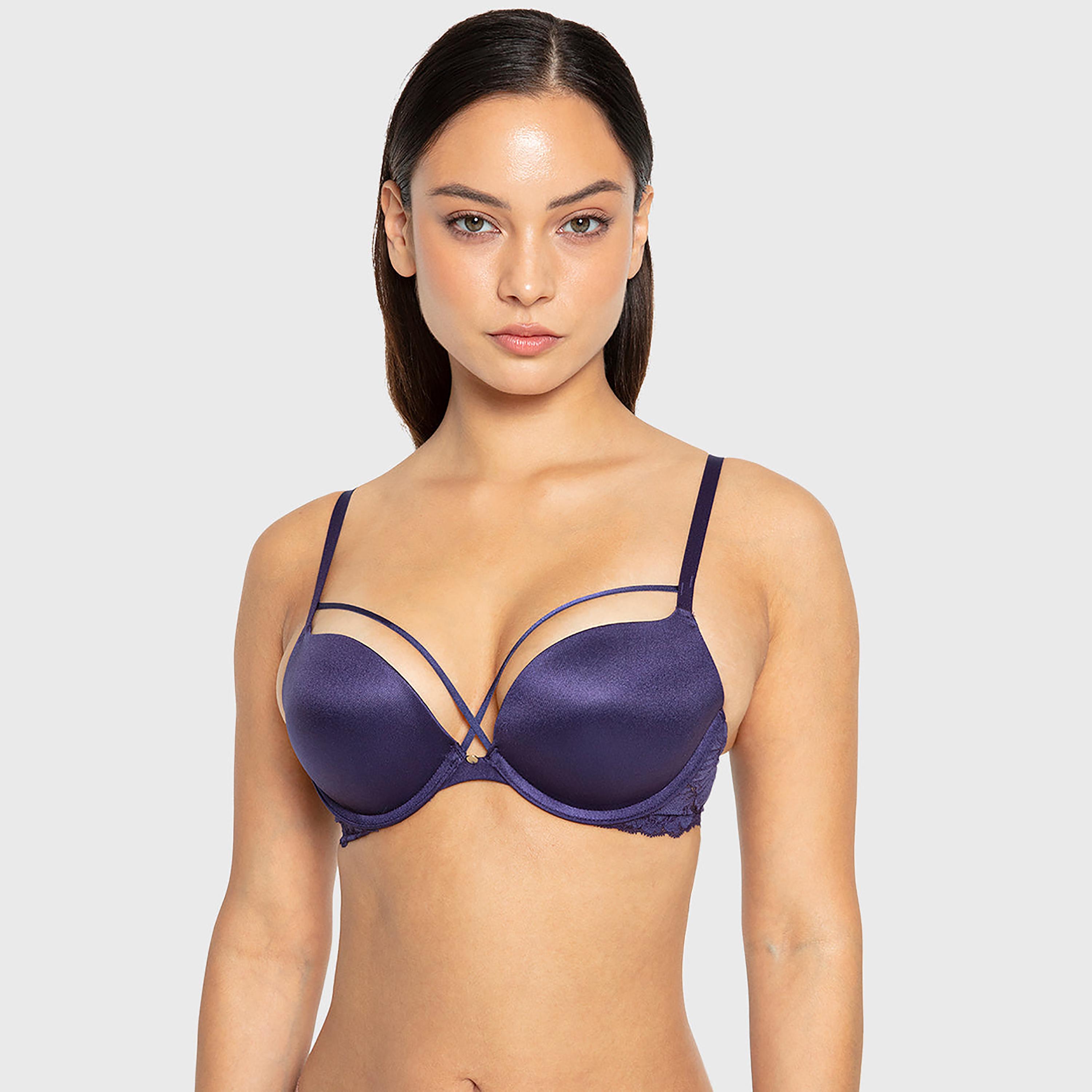 حمالة صدر نسائية بوش أب بيوند سيكسي بسلك ودعم عالي مع حشوة جل ودانتيل من لا سينزا-women-clothing-lingerie-bras-image-1