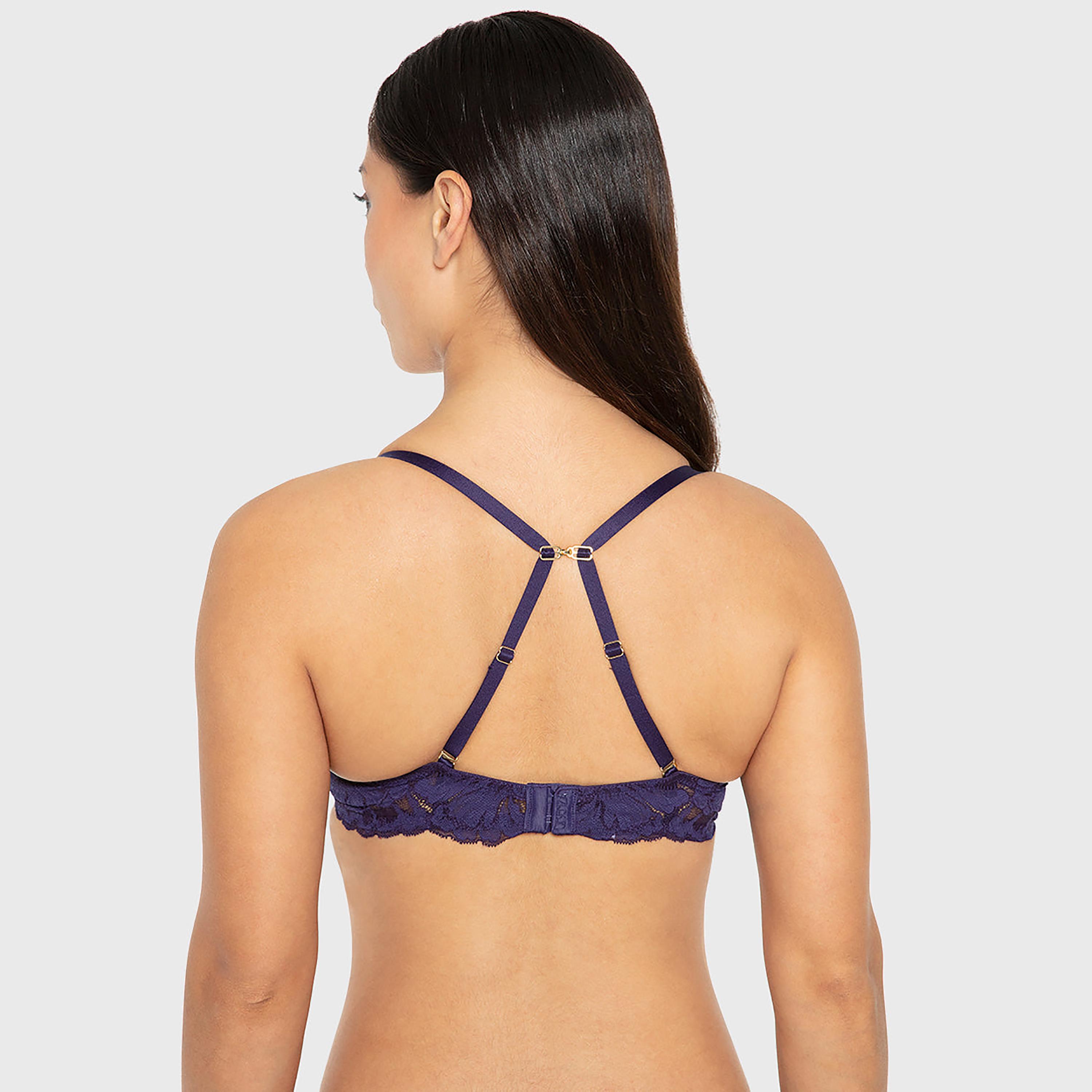 حمالة صدر نسائية بوش أب بيوند سيكسي بسلك ودعم عالي مع حشوة جل ودانتيل من لا سينزا-women-clothing-lingerie-bras-image-3