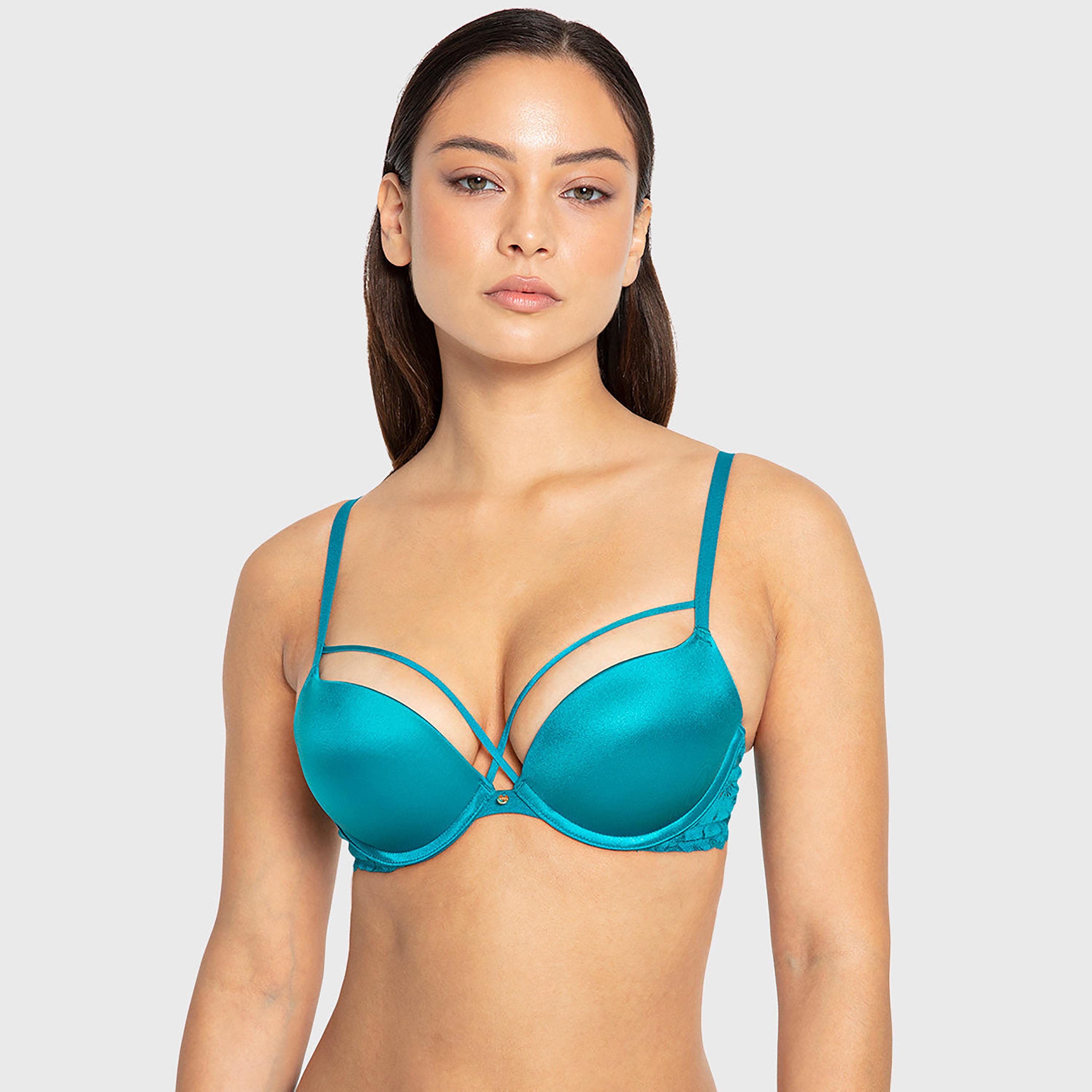 حمالة صدر نسائية بوش أب بيوند سيكسي بسلك ودعم عالي مع حشوة جل ودانتيل من لا سينزا-women-clothing-lingerie-bras-image-5