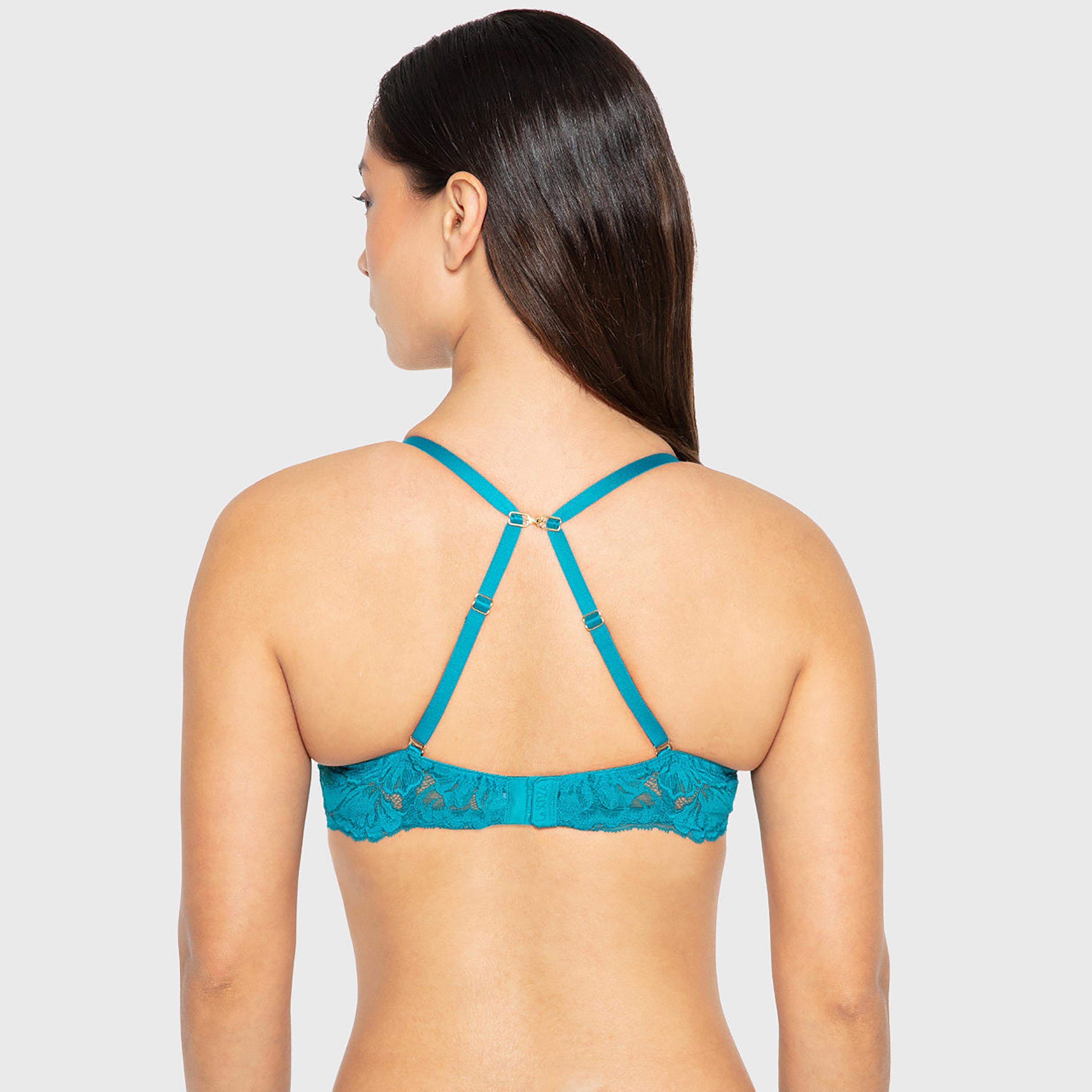 حمالة صدر نسائية بوش أب بيوند سيكسي بسلك ودعم عالي مع حشوة جل ودانتيل من لا سينزا-women-clothing-lingerie-bras-image-7