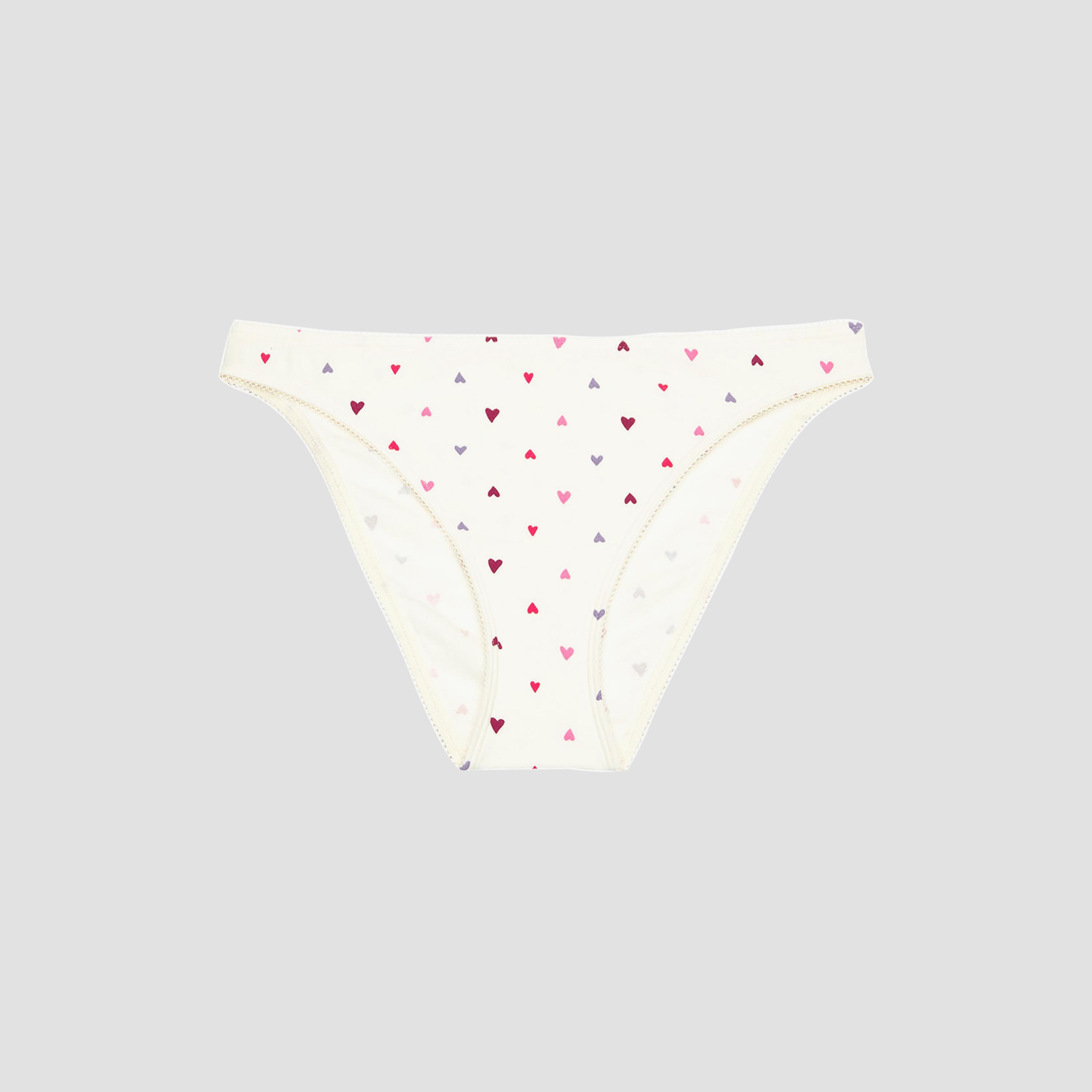 La Senza Trend Remix White Medium Coverage Women's Bikini Panties-women-clothing-lingerie-panties-image-4