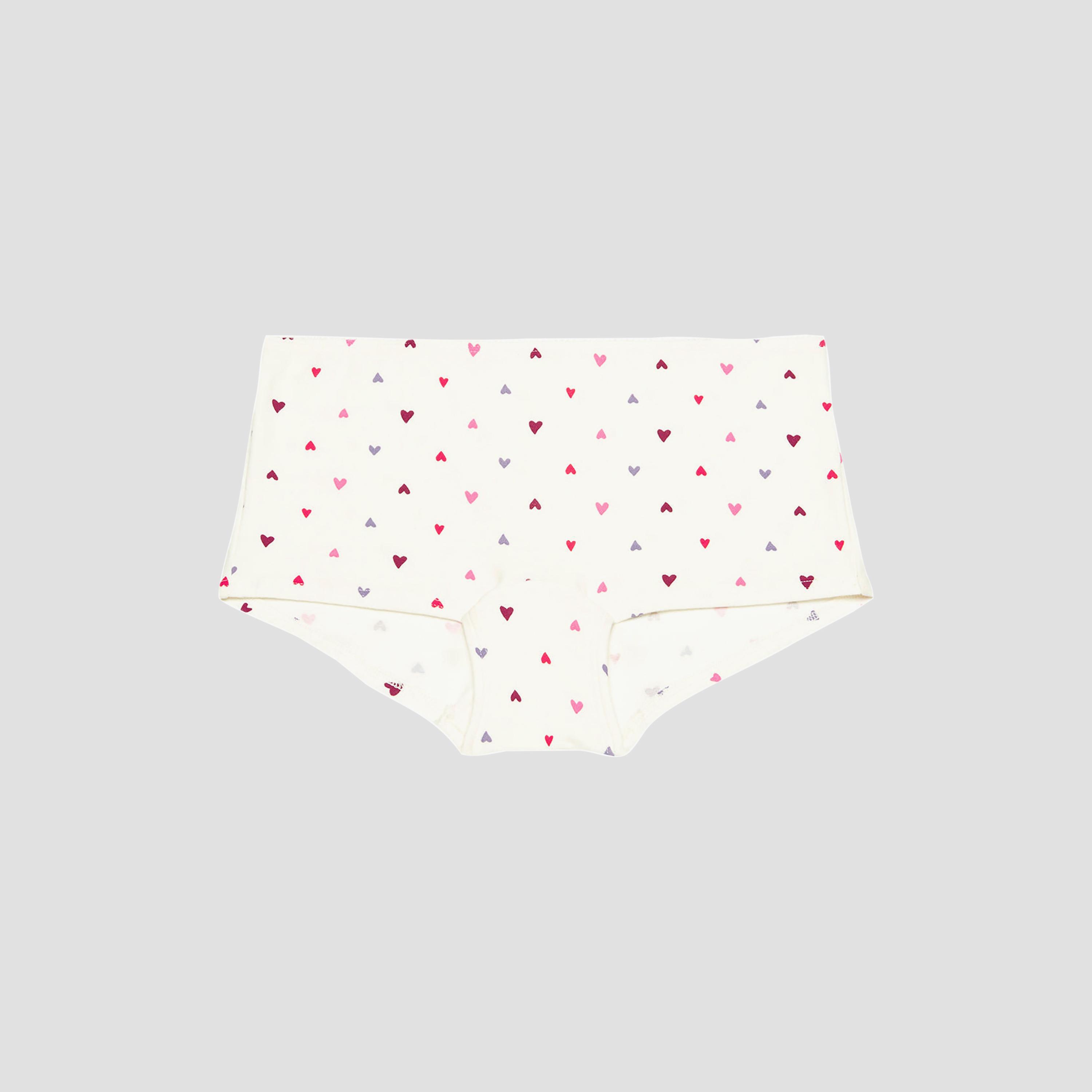 سروال داخلي نسائي "بوي شورت" تغطية كاملة "تريند ريمكس" - أبيض من لا سنزا-women-clothing-lingerie-panties-image-4