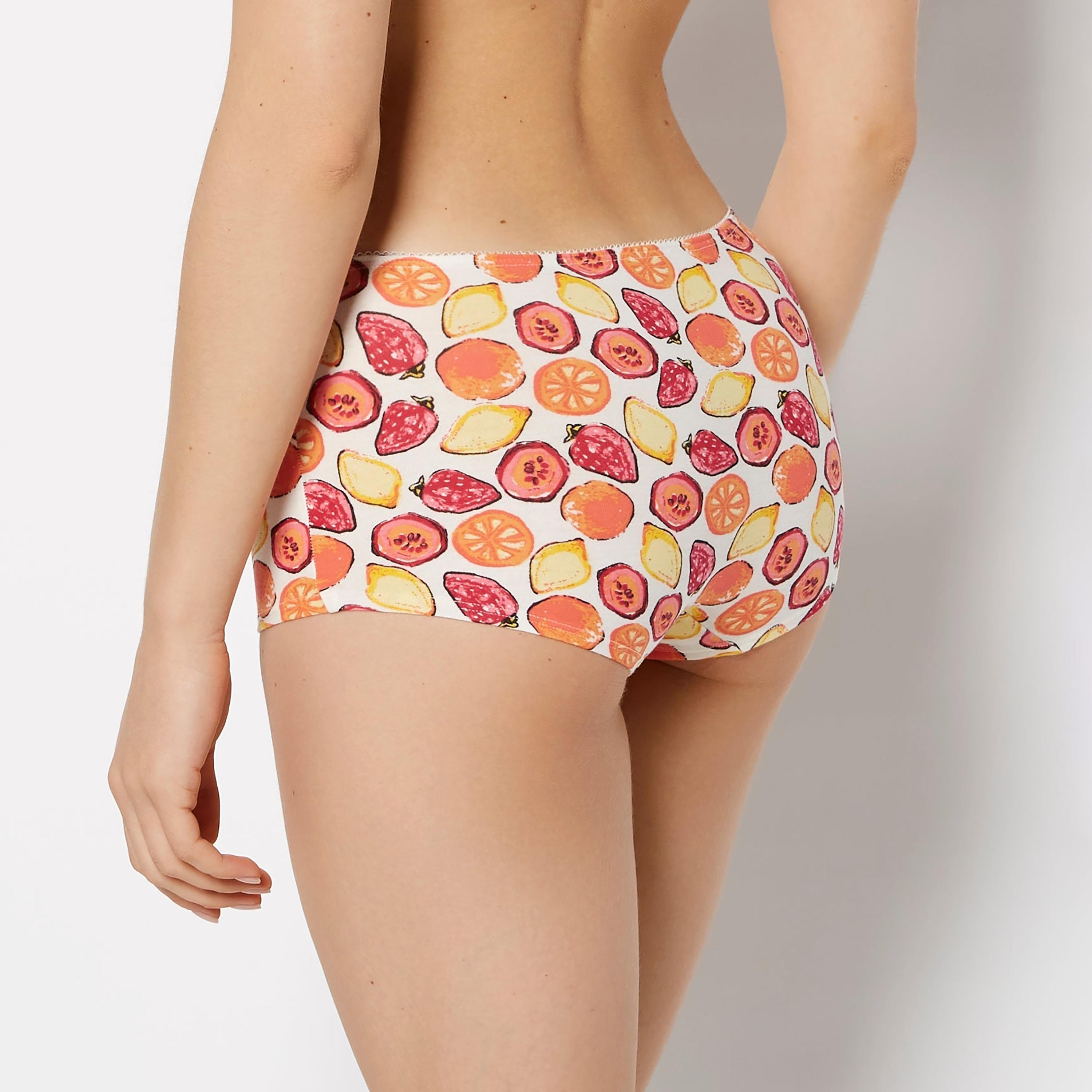 La Senza Trend Remix White Full Coverage Women's Boyshort Panties-women-clothing-lingerie-panties-image-3