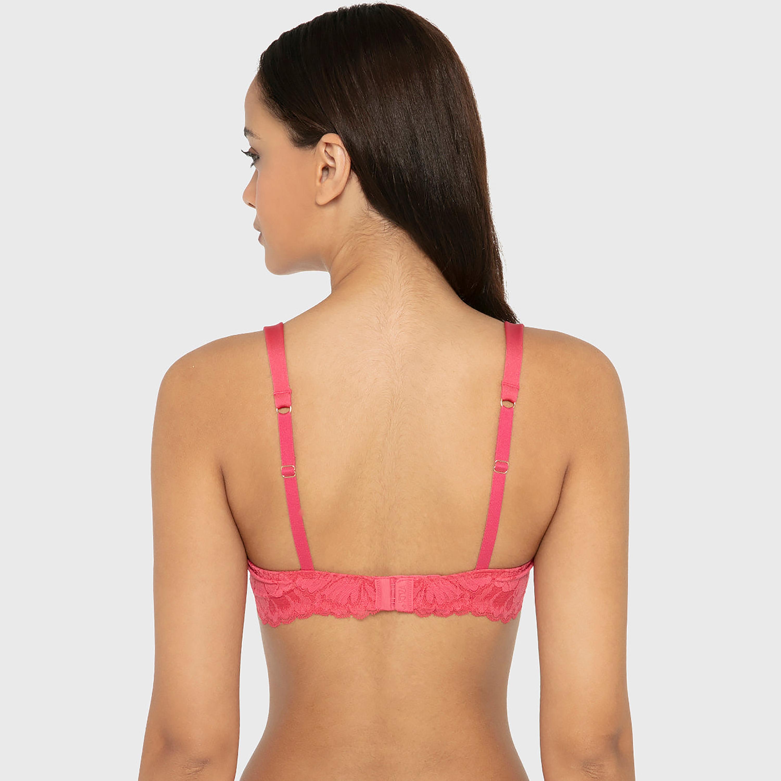 حمالة صدر نسائية بوش أب سو سيكسي بسلك ودعم متوسط مع بطانة خفيفة ودانتيل من لا سينزا-women-clothing-lingerie-bras-image-11