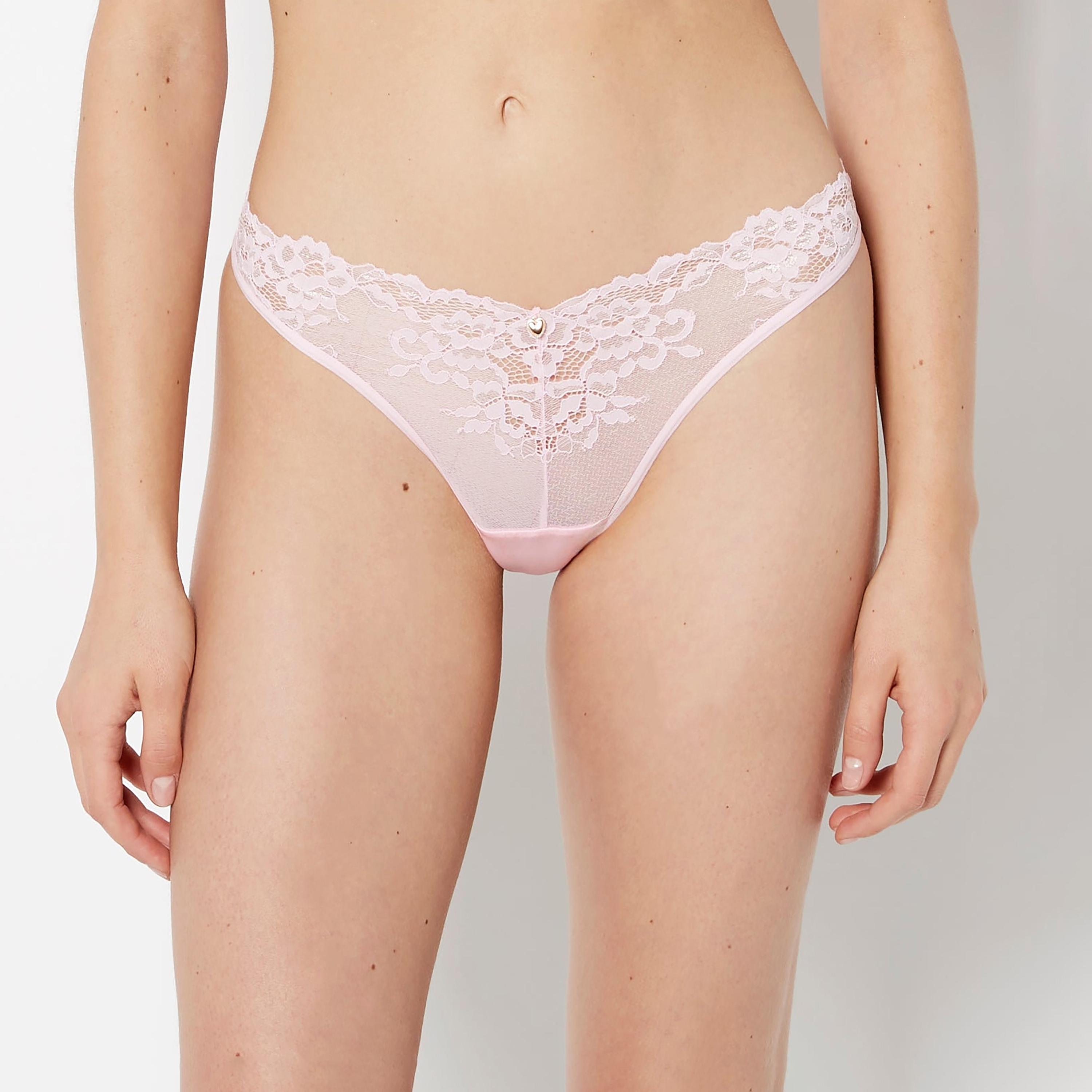La Senza Sexy Diva Low Coverage Women's Thong Panties-women-clothing-lingerie-panties-image-8