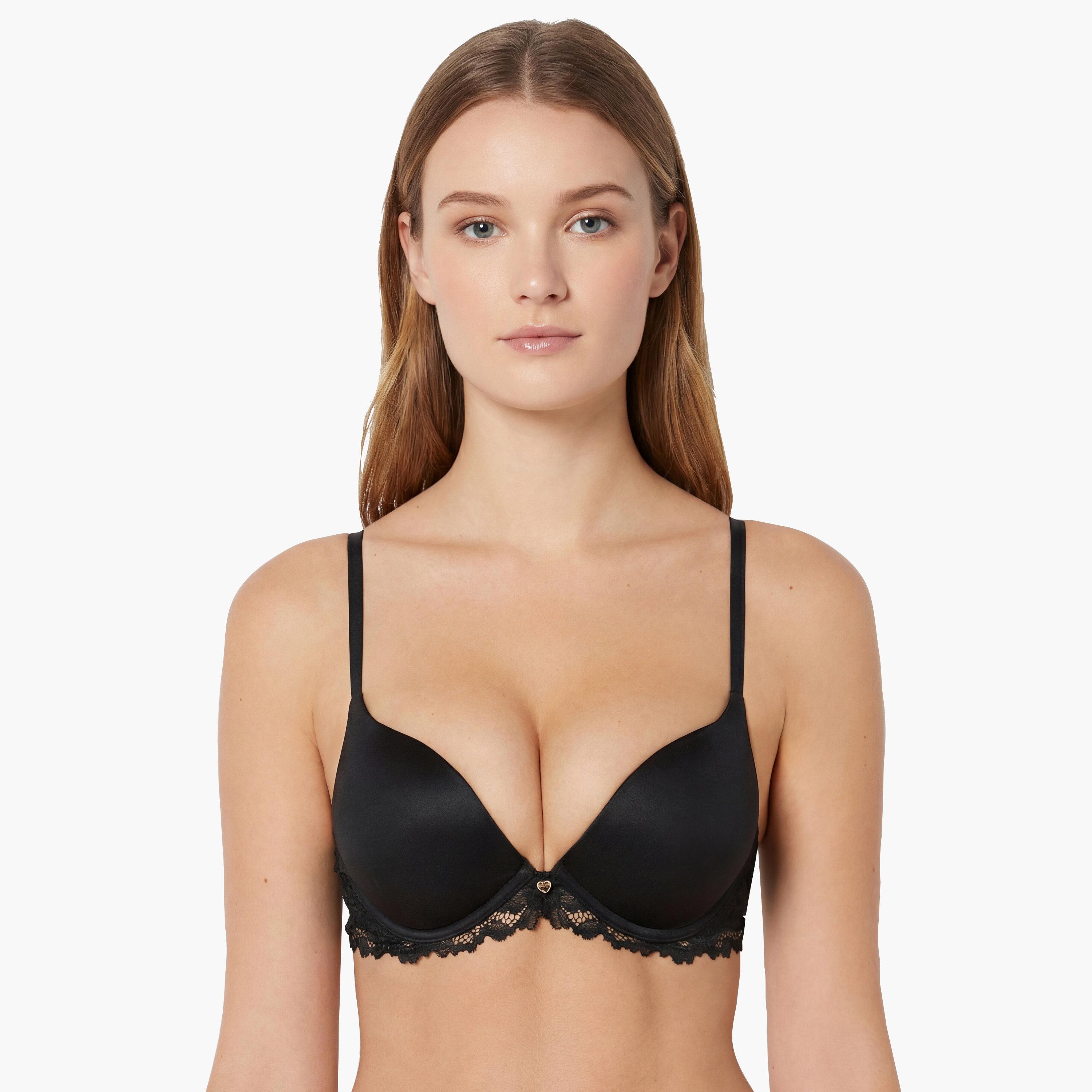 La Senza Obvious Hello Sugar Wired Medium Support Padded Women's Plunge Multiway Bra-women-clothing-lingerie-bras-image-1