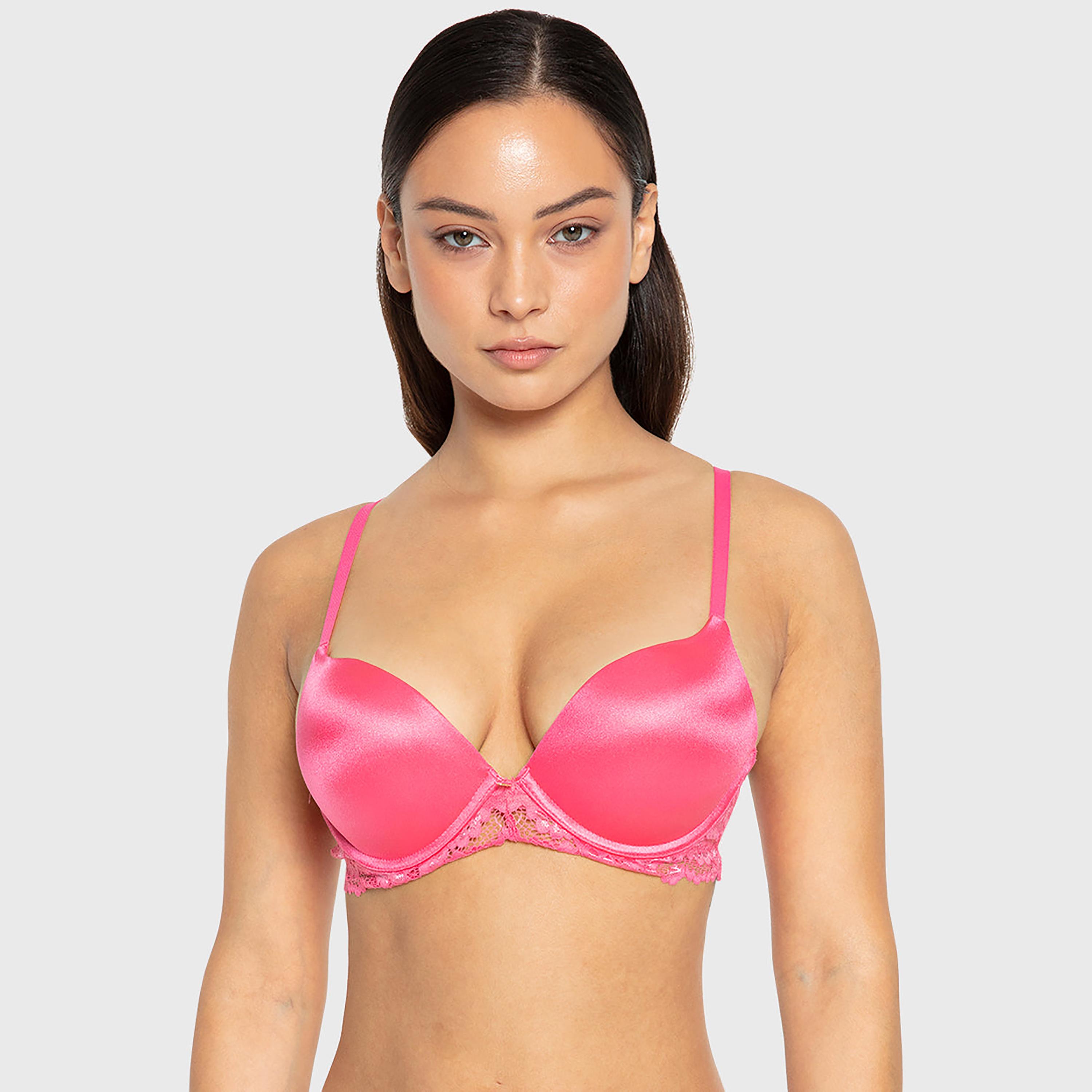La Senza Obvious Hello Sugar Wired Medium Support Padded Women's Plunge Multiway Bra-women-clothing-lingerie-bras-image-11