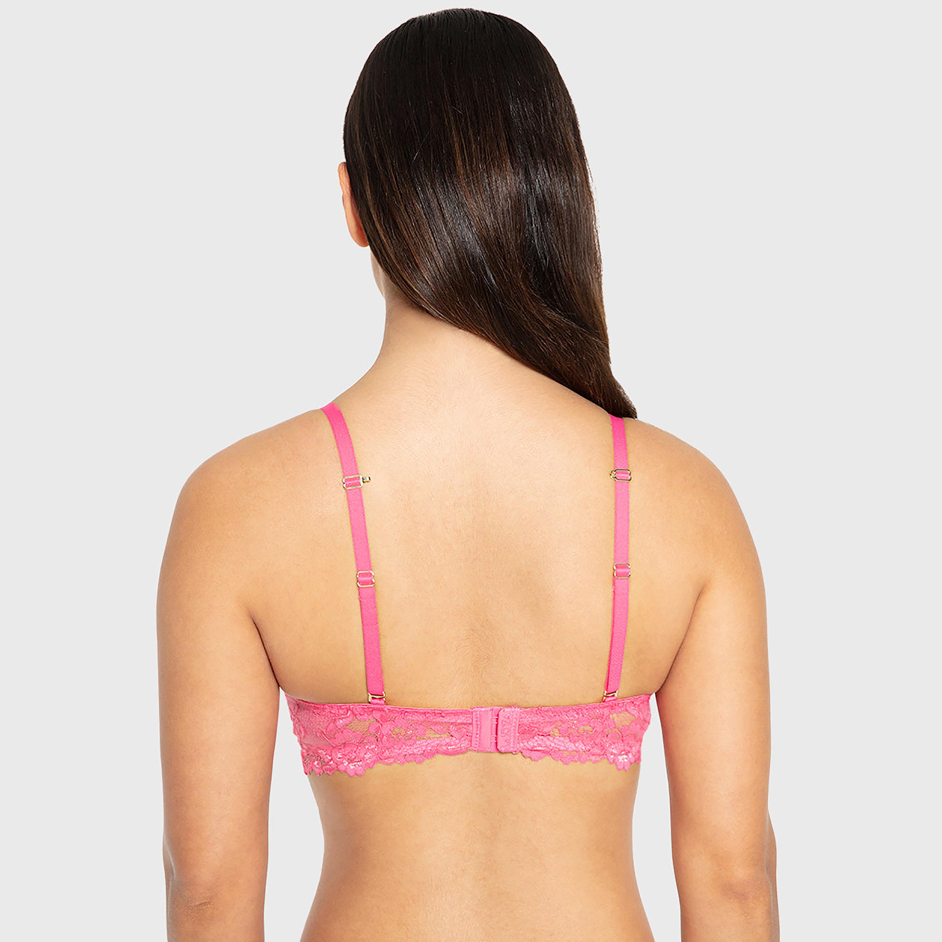 La Senza Obvious Hello Sugar Wired Medium Support Padded Women's Plunge Multiway Bra-women-clothing-lingerie-bras-image-14
