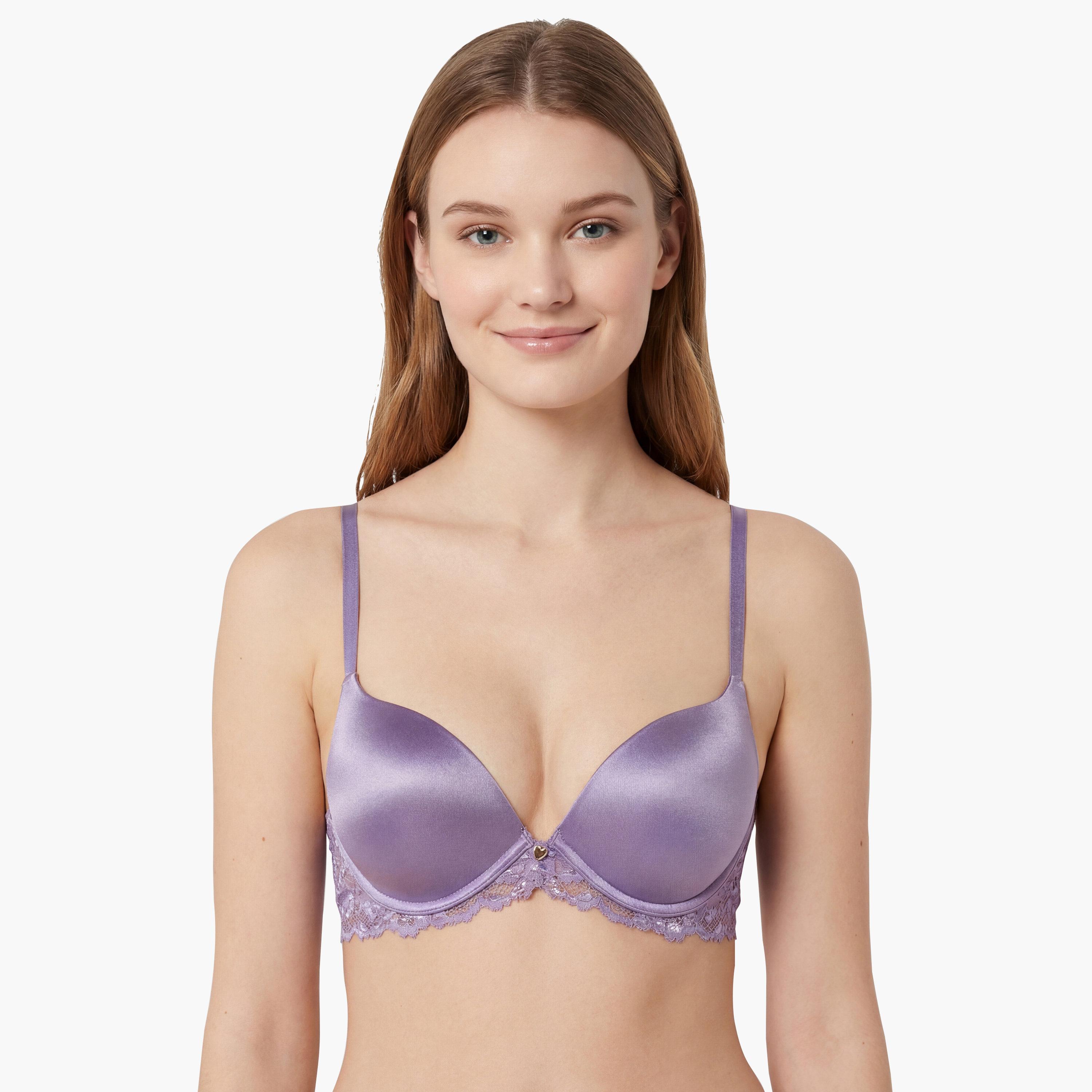 La Senza Obvious Hello Sugar Wired Medium Support Padded Women's Plunge Multiway Bra-women-clothing-lingerie-bras-image-6