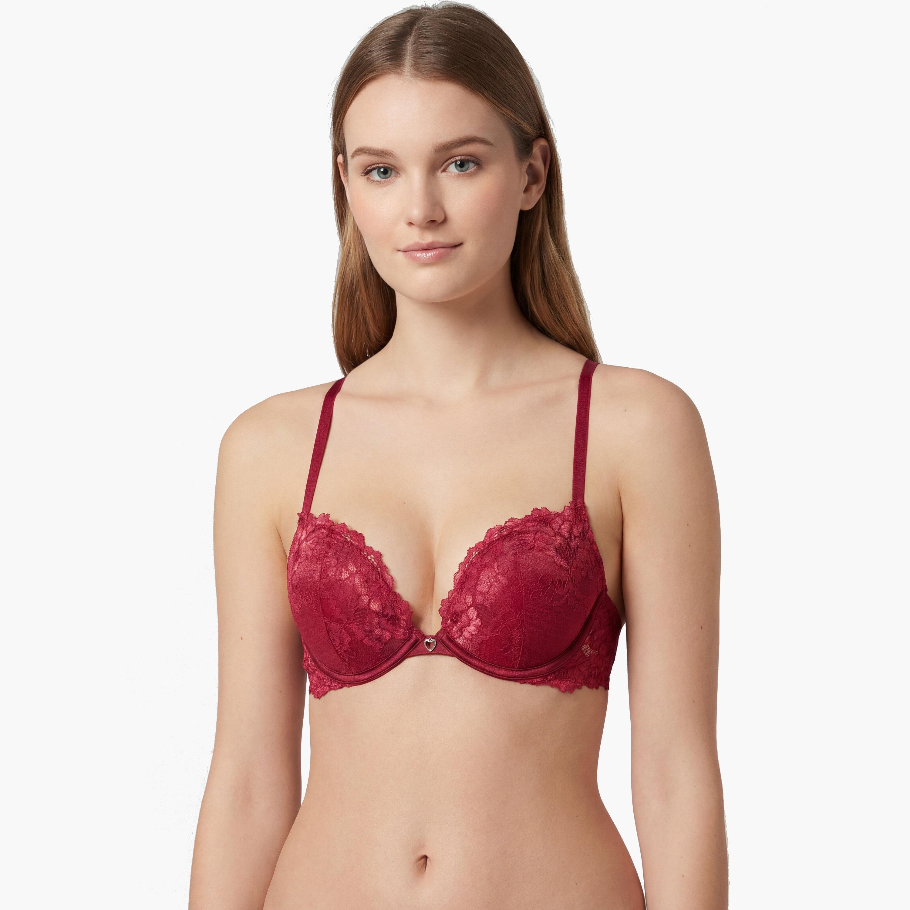 La Senza Obvious So Sexy Wired Medium Support Padded Women's Demi Multiway Bra-women-clothing-lingerie-bras-image-1