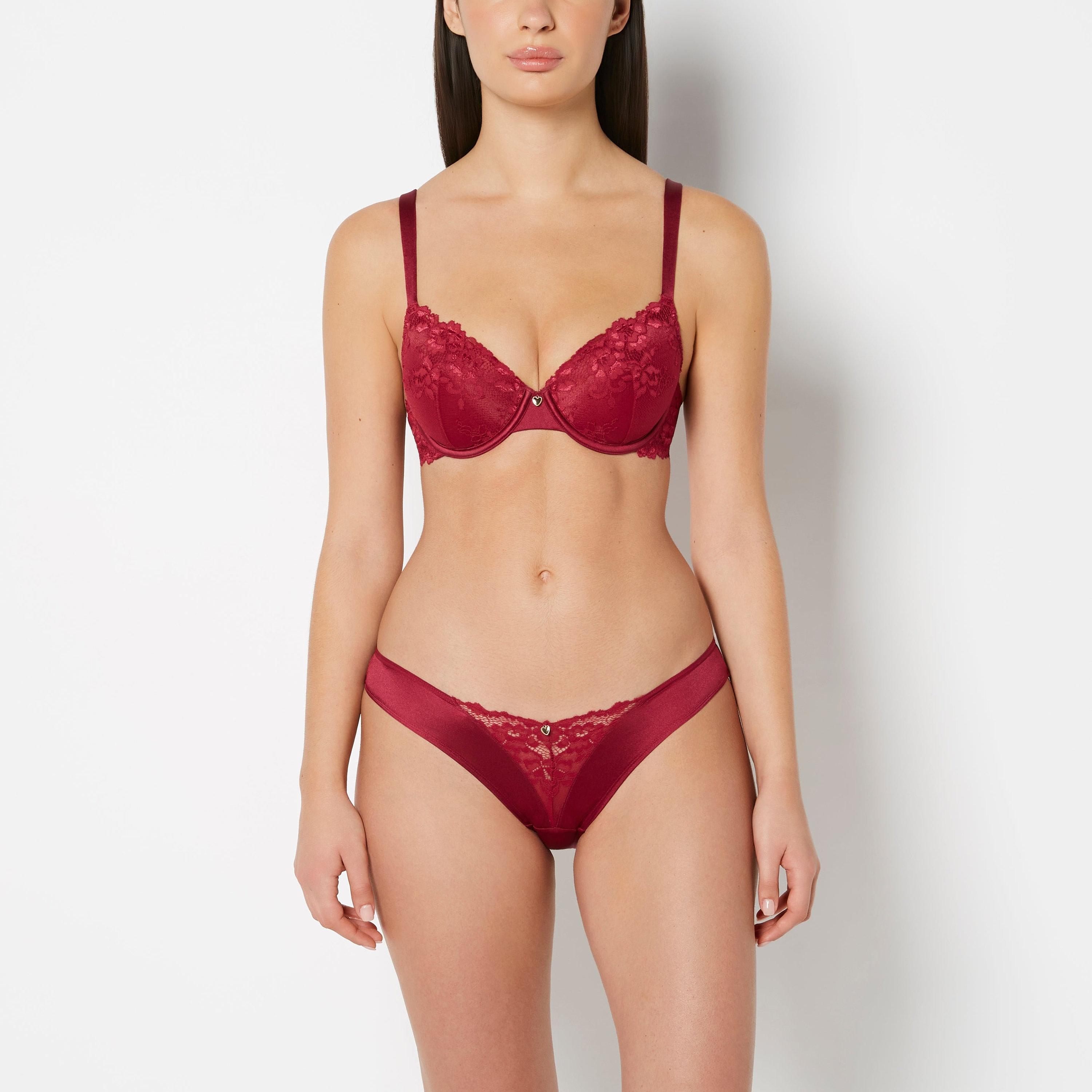 La Senza Obvious So Sexy Wired Medium Support Padded Women's Demi Multiway Bra-women-clothing-lingerie-bras-image-2